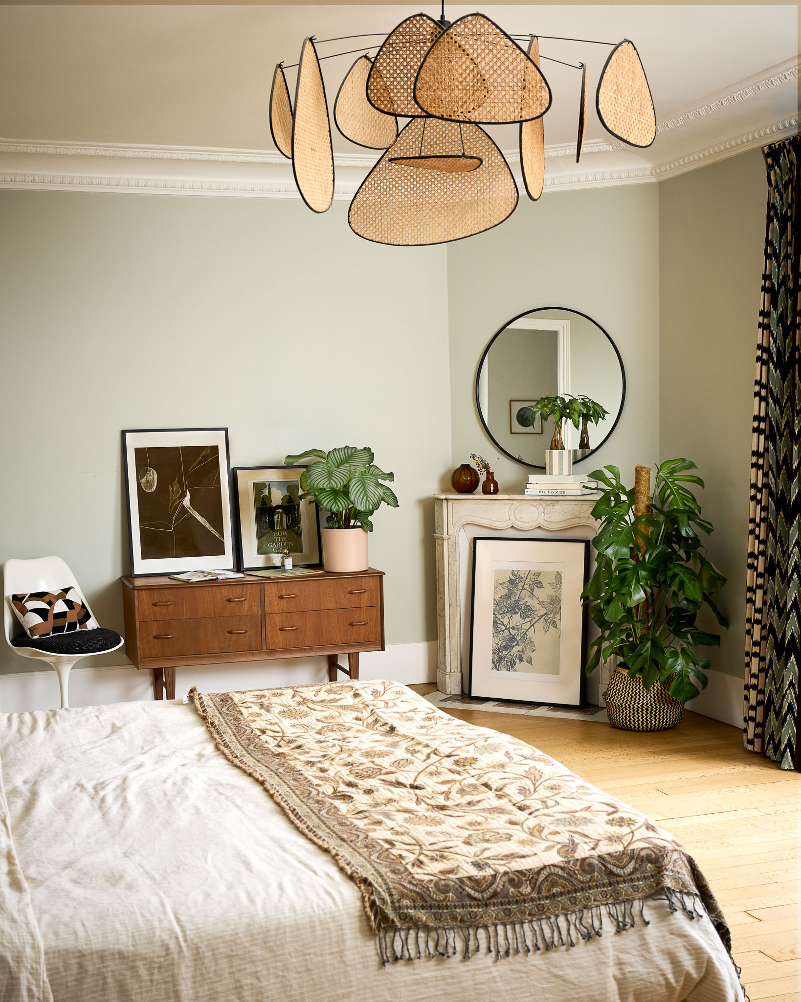chambre avec plantes