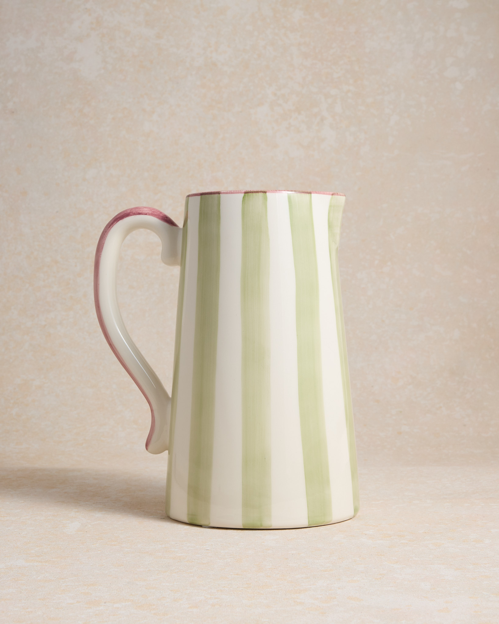 Bouquet Lago di Como L & Vase Faro vert