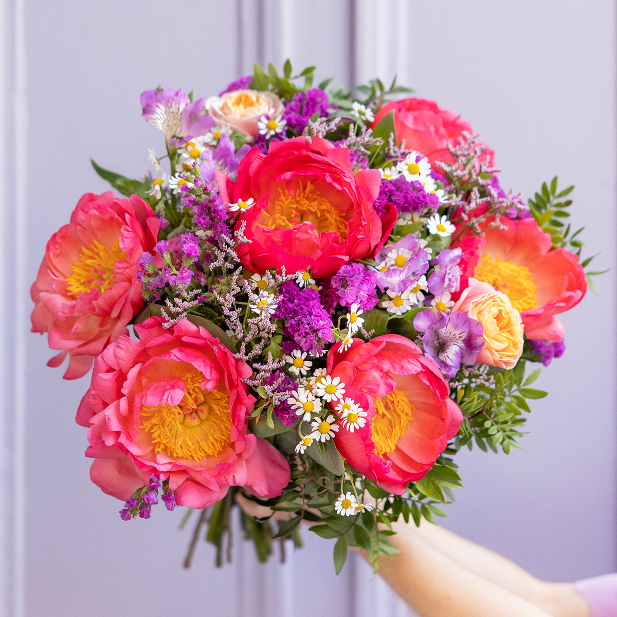 bouquet de pivoines