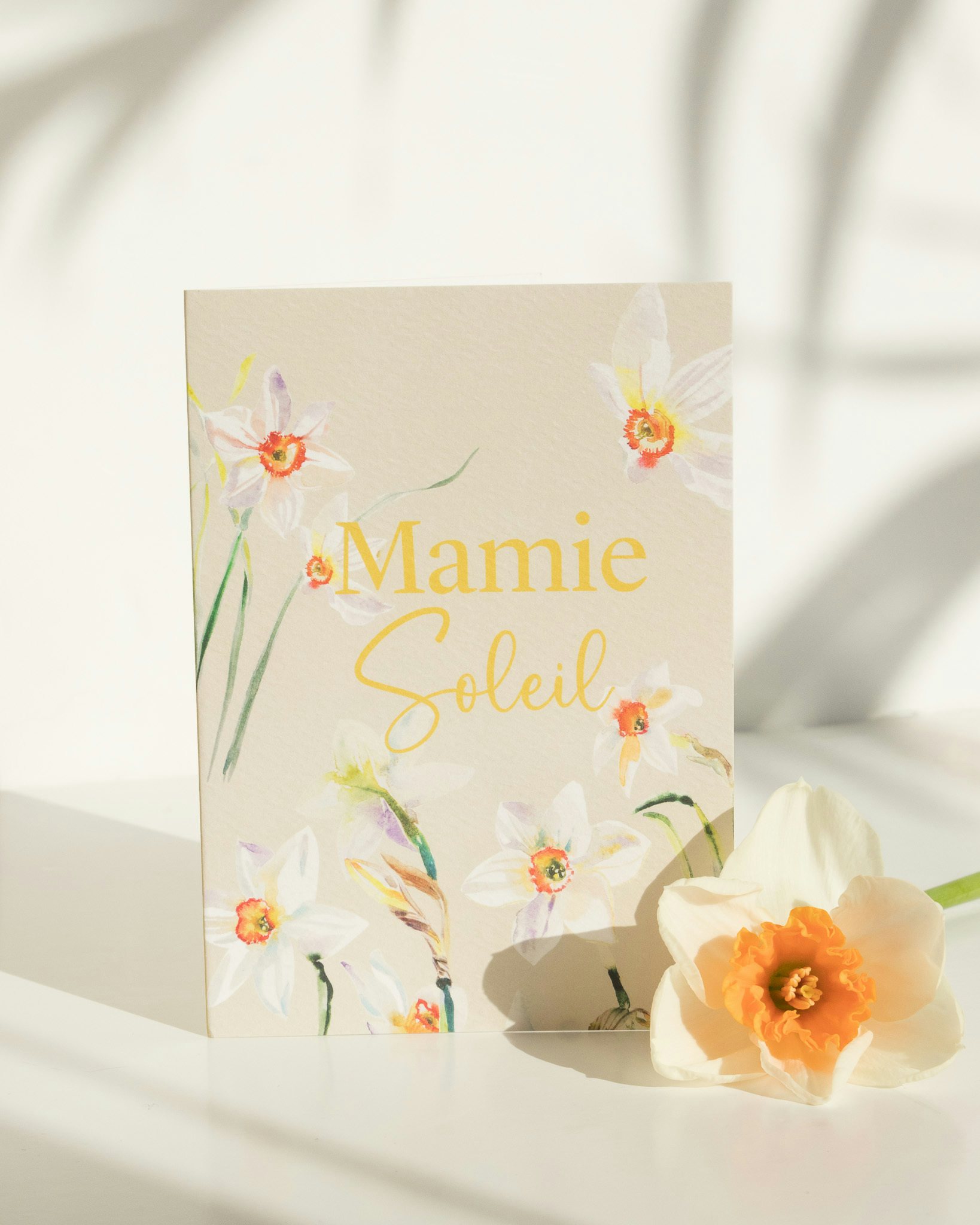 Carte mots doux Mamie Soleil