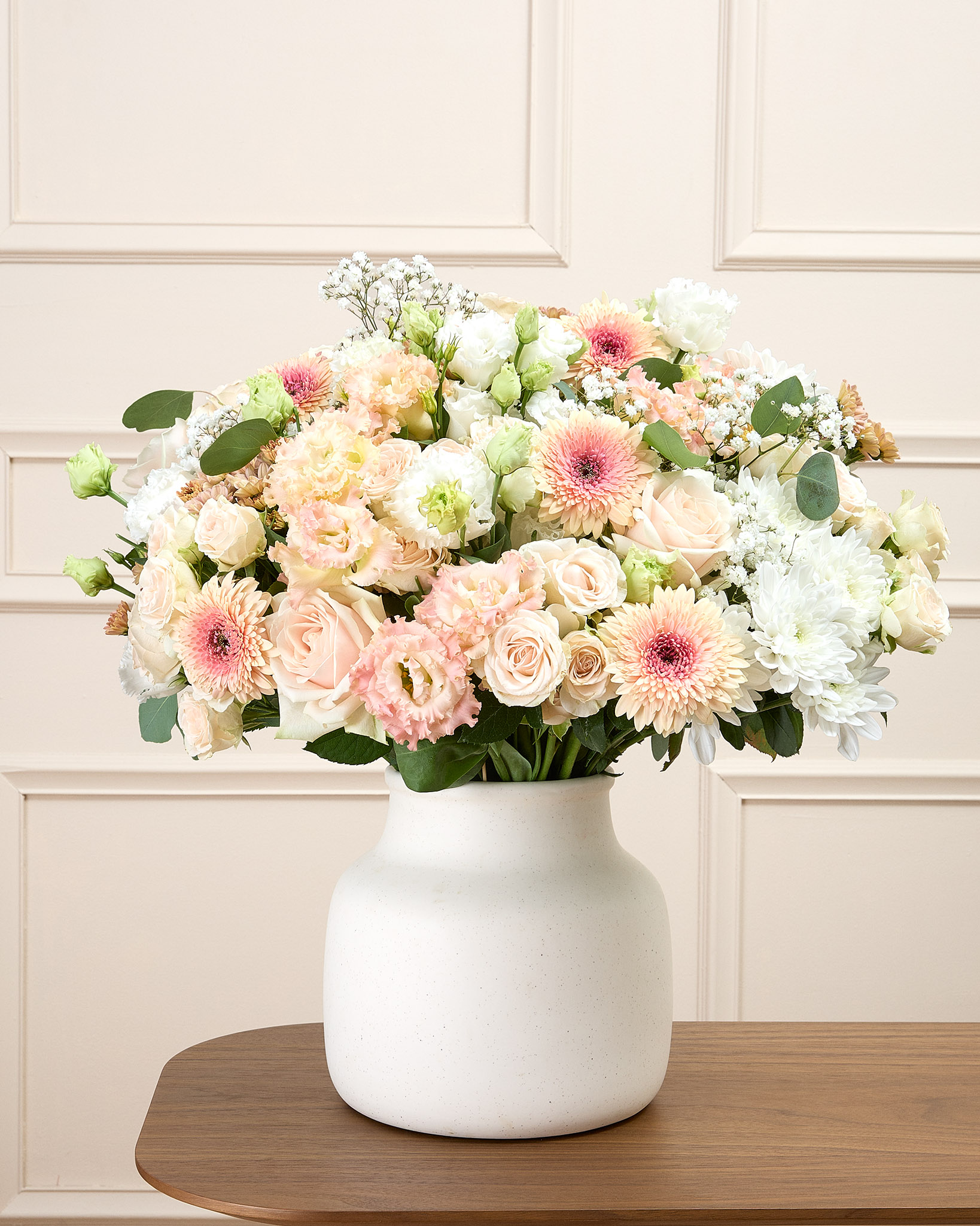 Bouquet Lago di Como XL & Vase Grenen