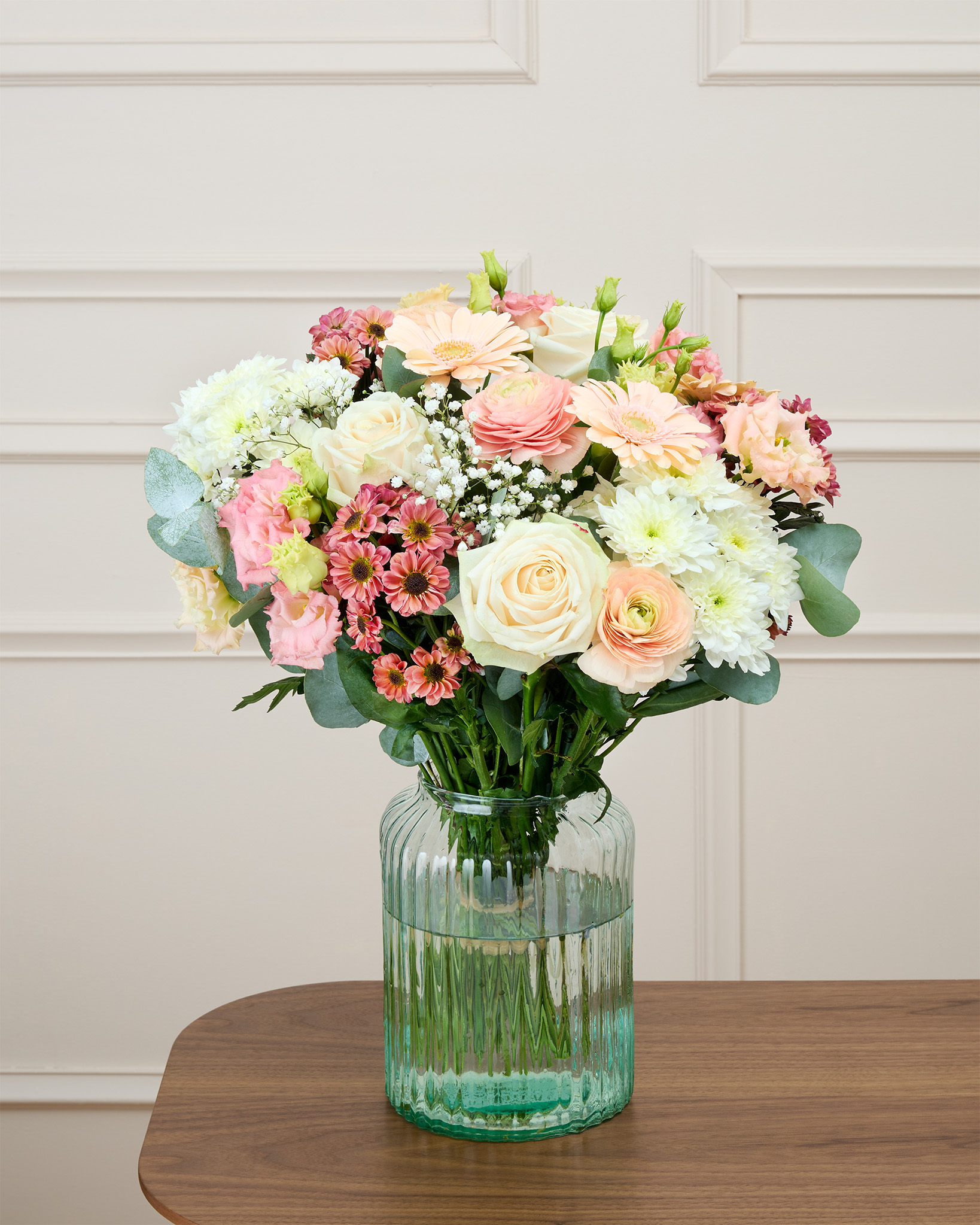 Bouquet Lago di Como L & Vase Iris