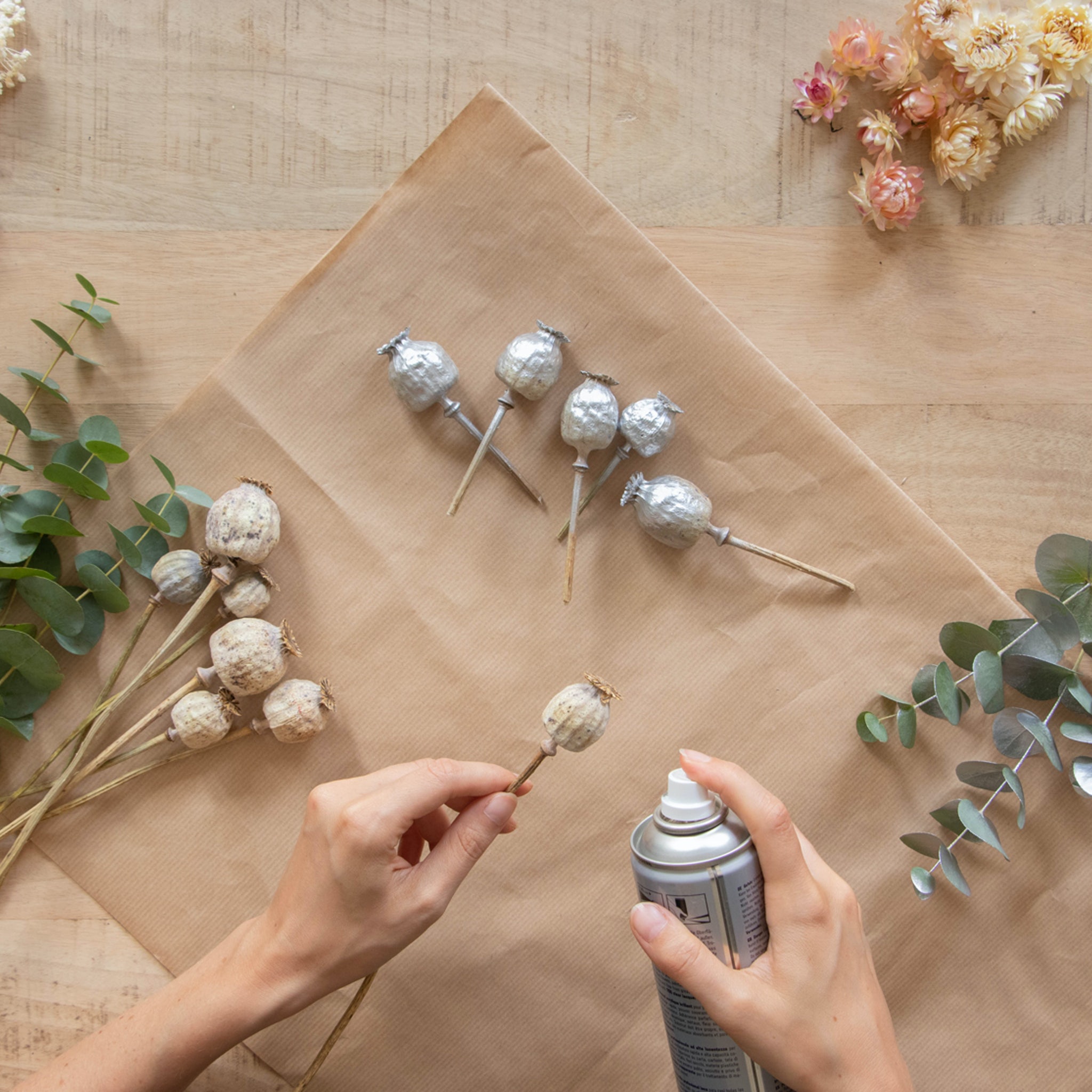 Bombez les éléments que vous souhaitez colorer