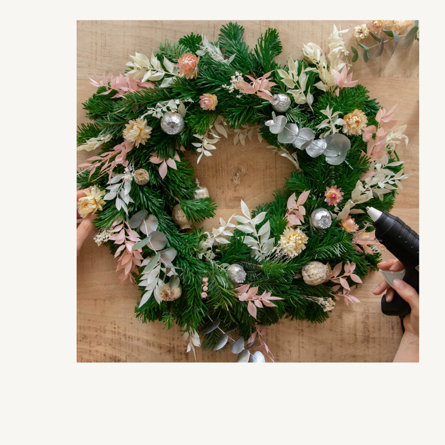 comment realiser une couronne de noel