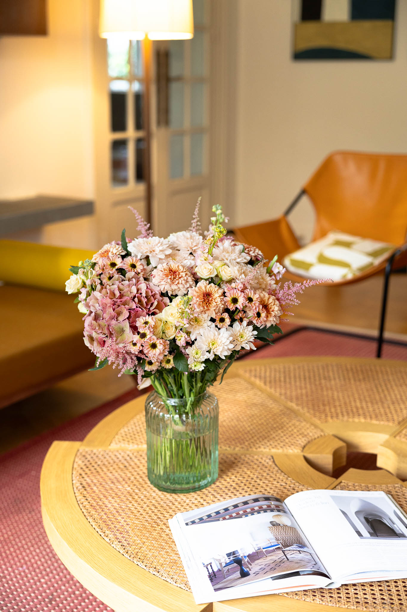Fleurs pour un collègue
