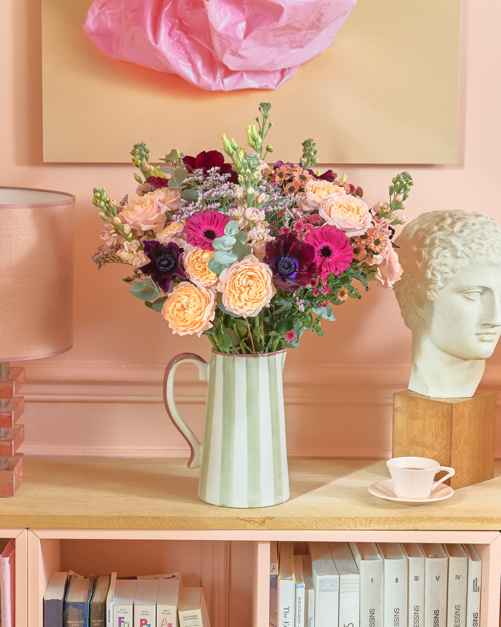 vase pour bouquet de fleurs