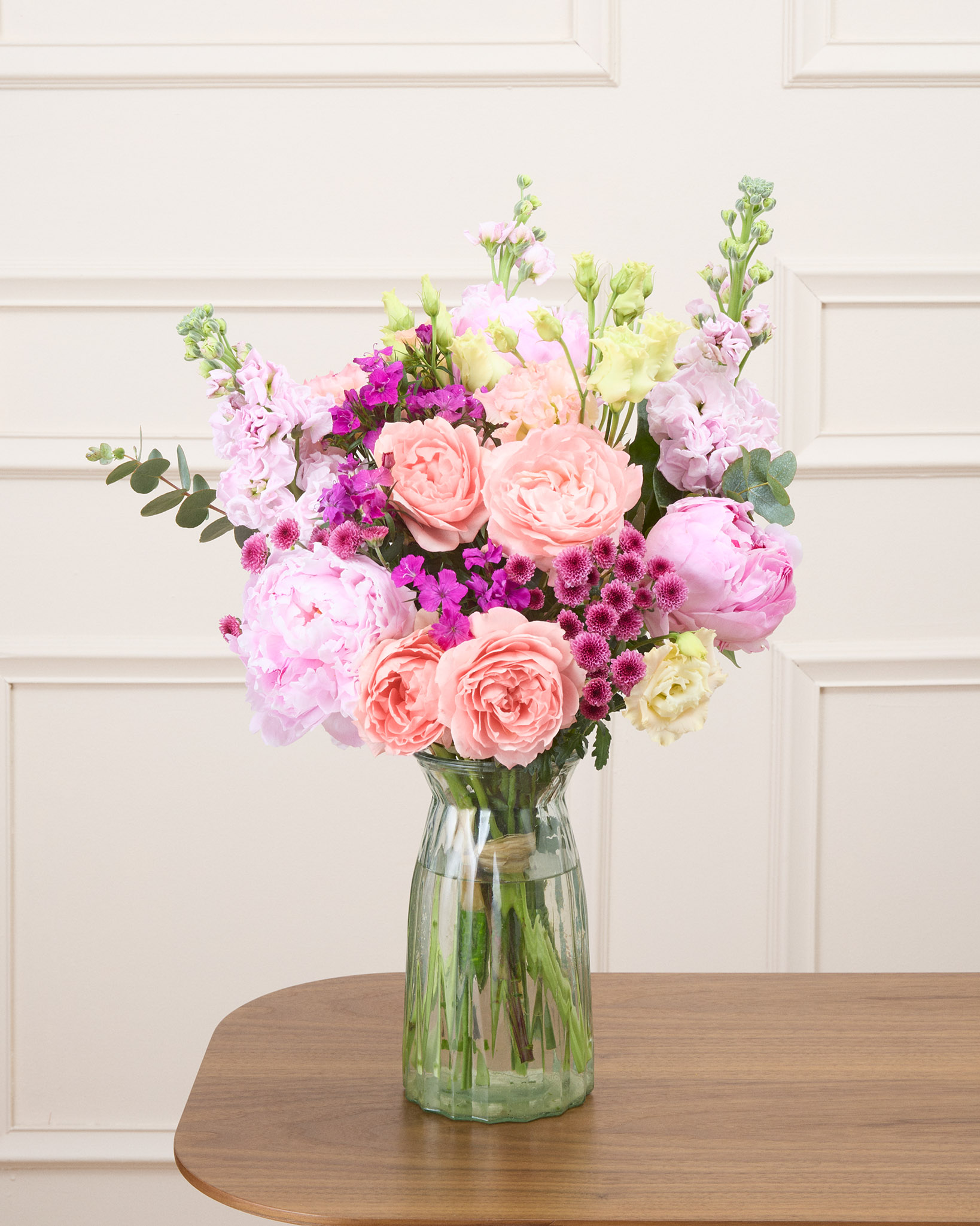 Bouquet Toscane M & Vase Ruby