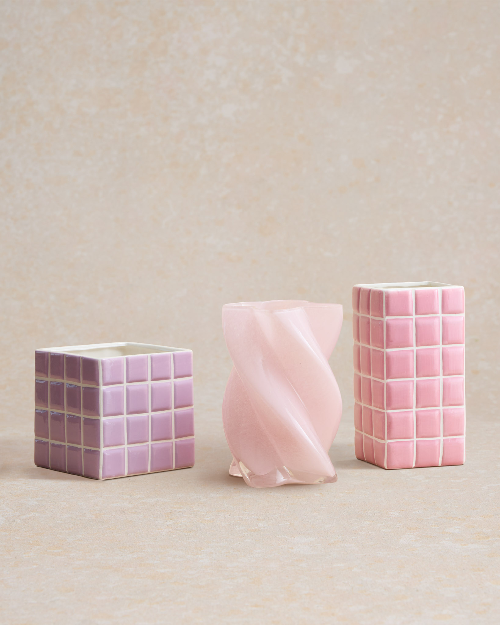Vase Pixel, vase Twist & cache-pot Pixel D14