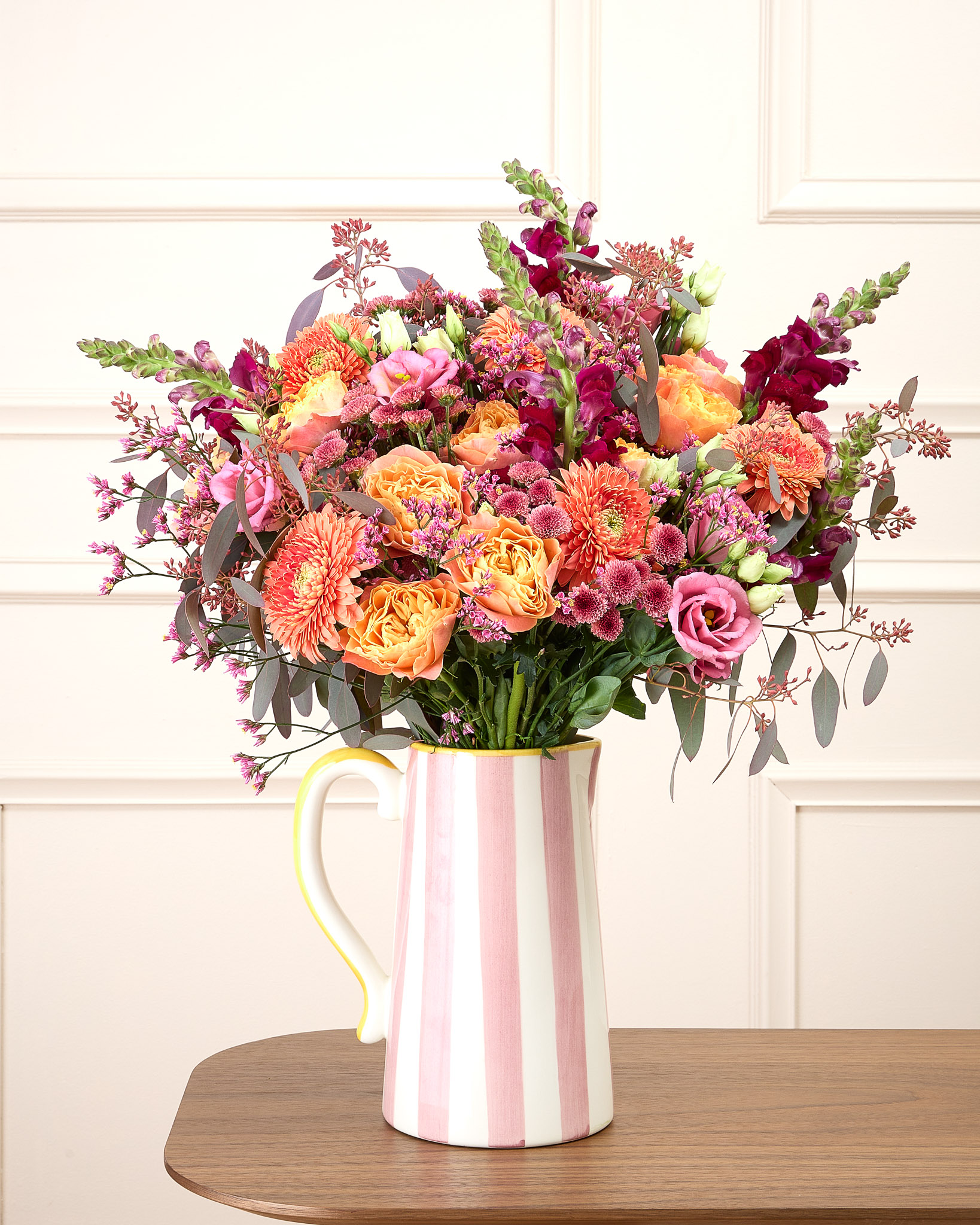 Bouquet Amsterdam XL & Vase Faro rose