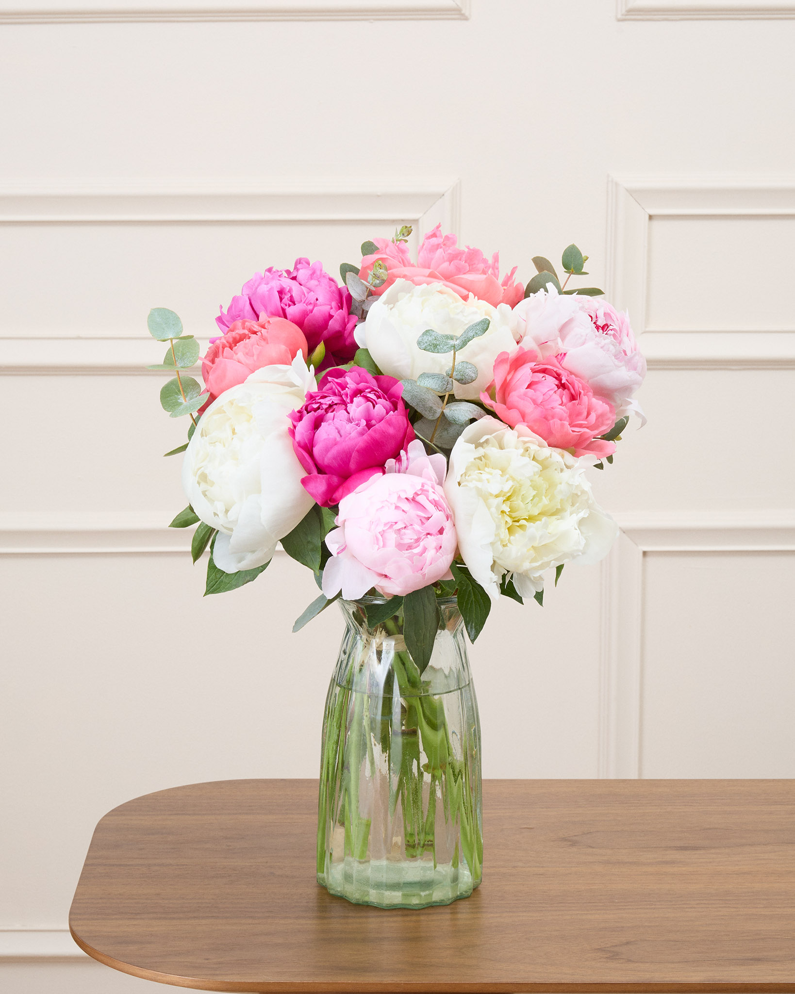 Bouquet Biarritz M & Vase Ruby