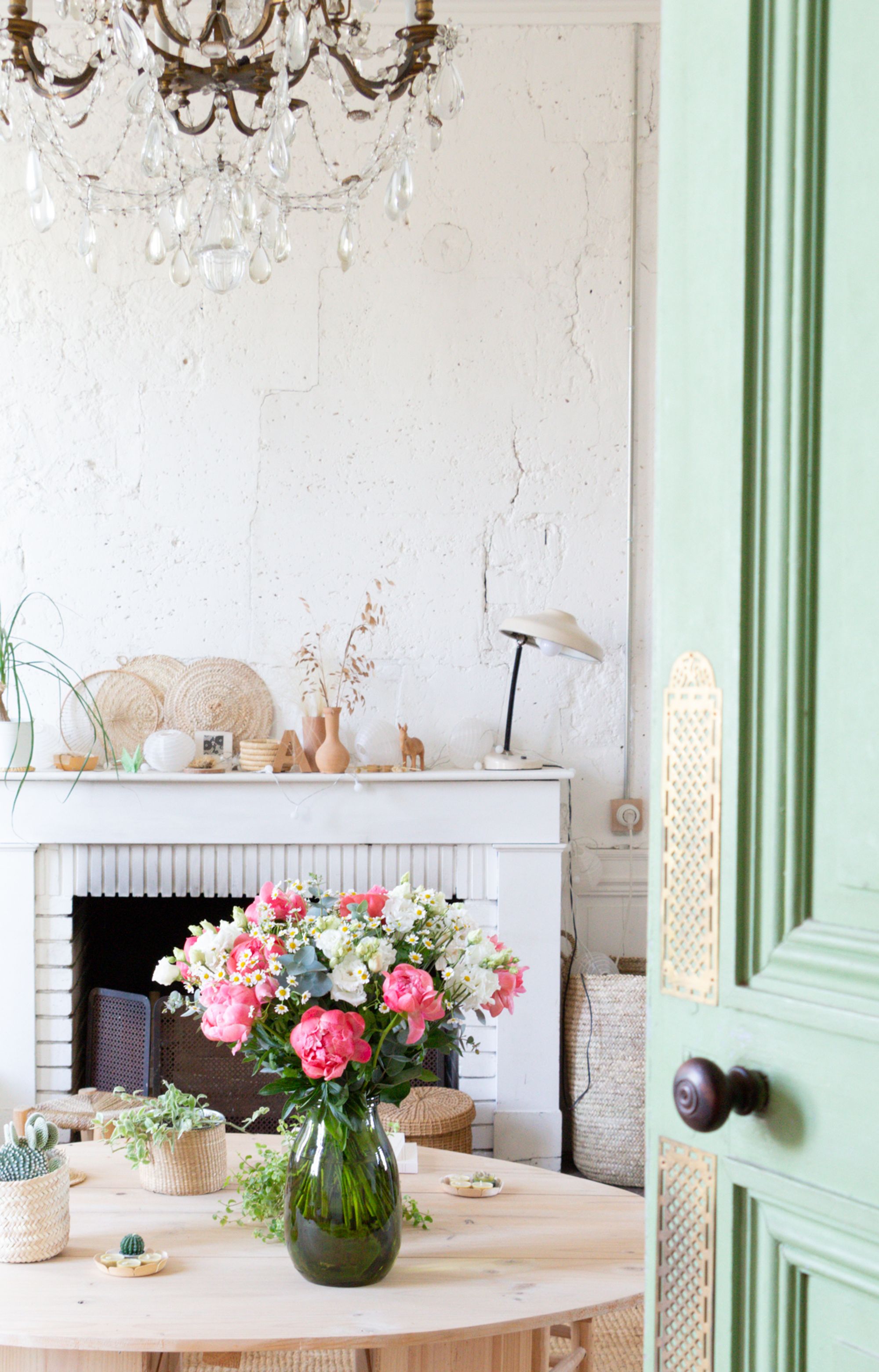 Bergamotte Bouquet in vase