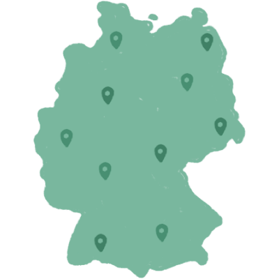 Germany delivery map