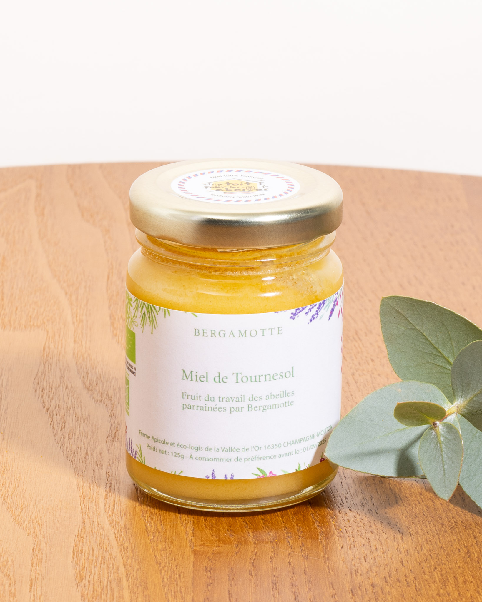 Miel Un Toit pour les Abeilles (le type de miel peut varier)