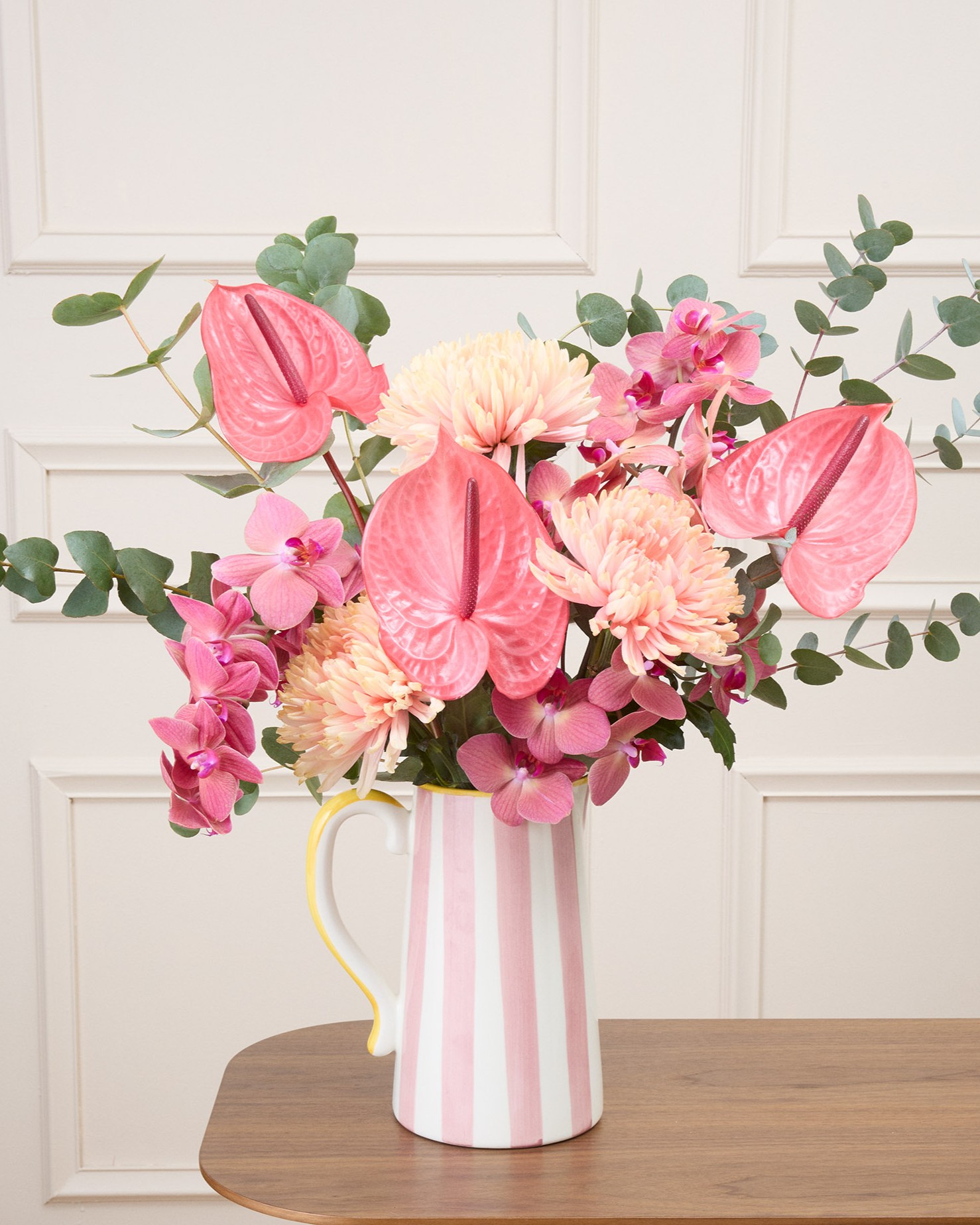 Bouquet Tokyo XL & Vase Faro rose