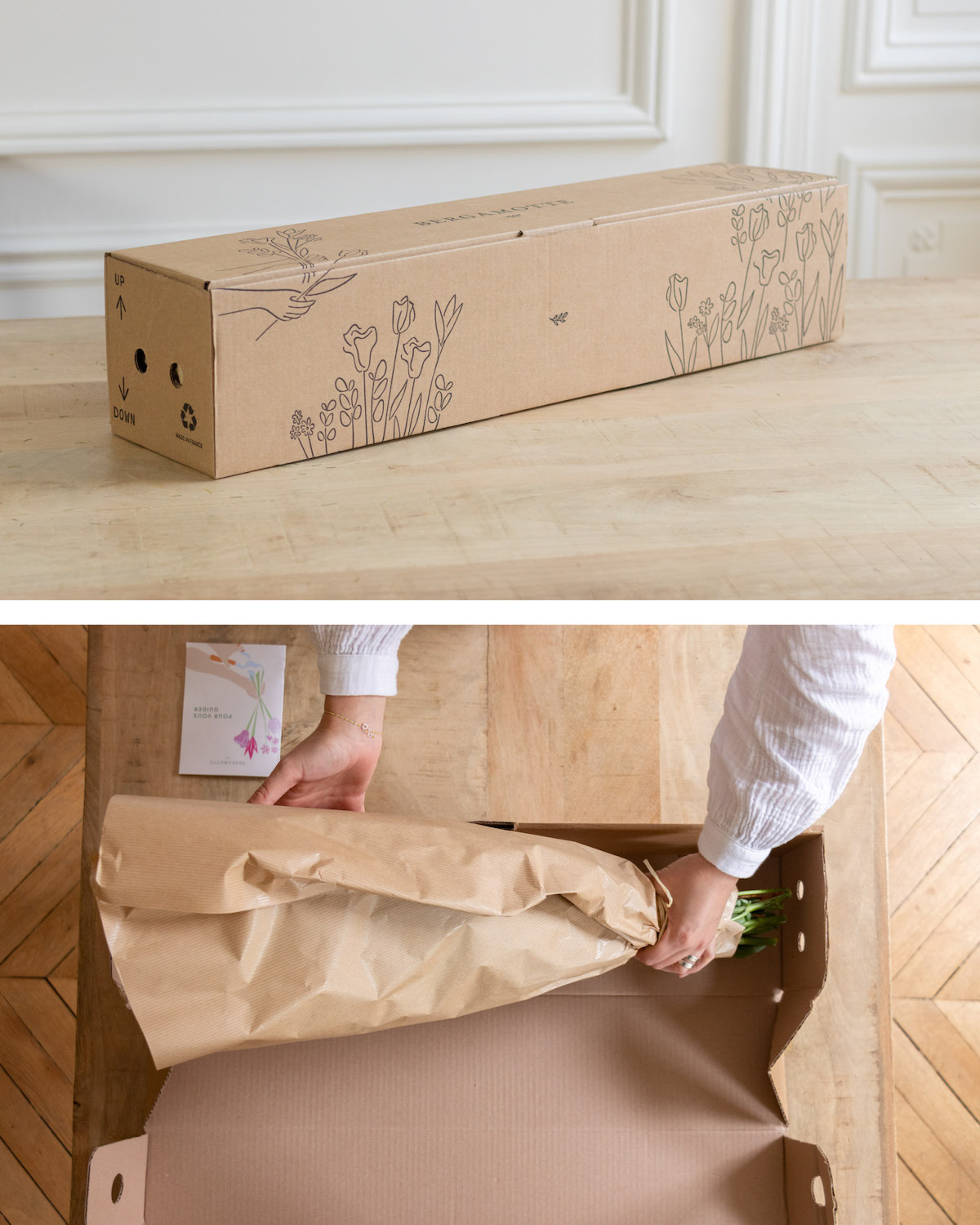 Emballage sur mesure, 100% adapté