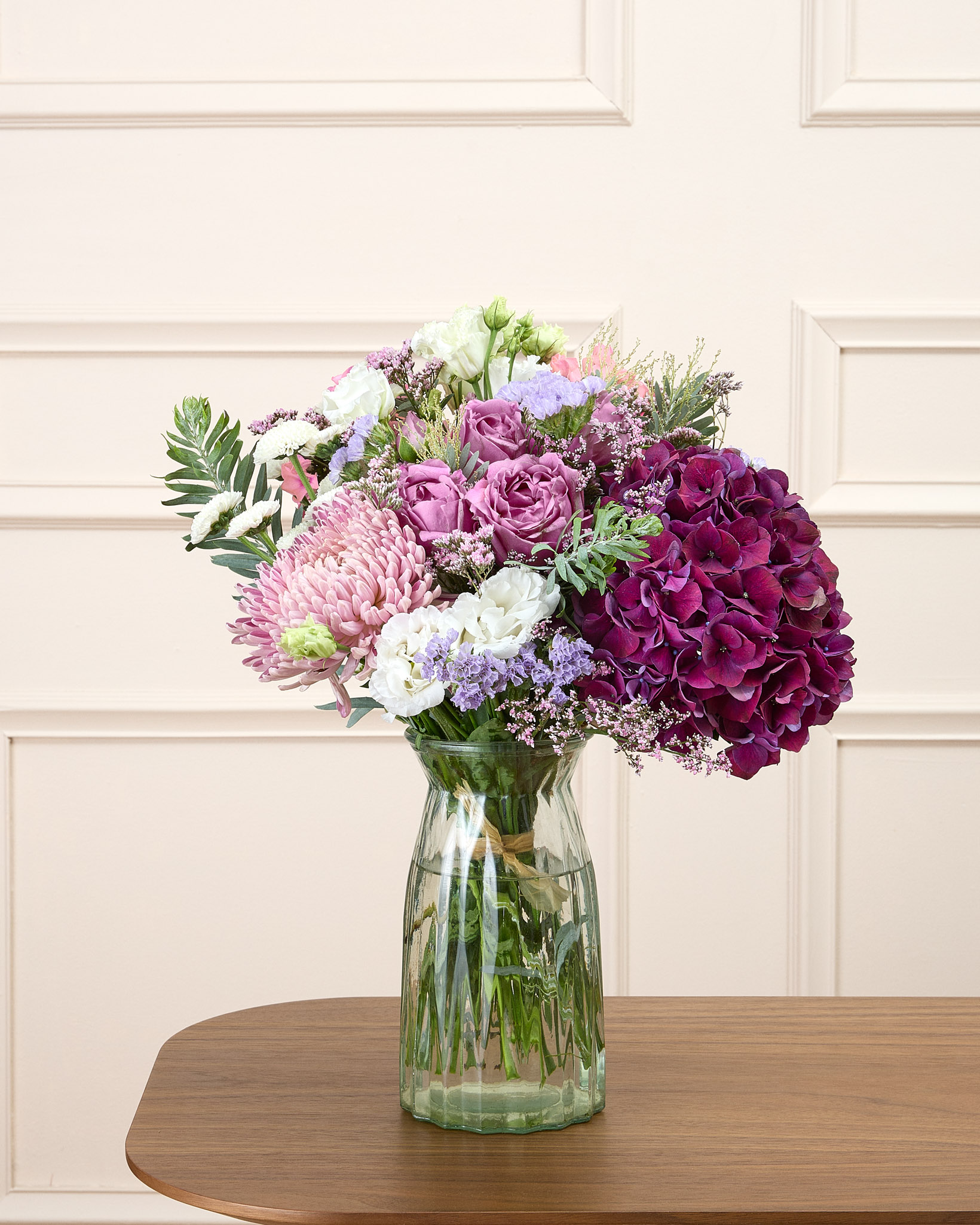 Bouquet Melbourne M & Vase Ruby