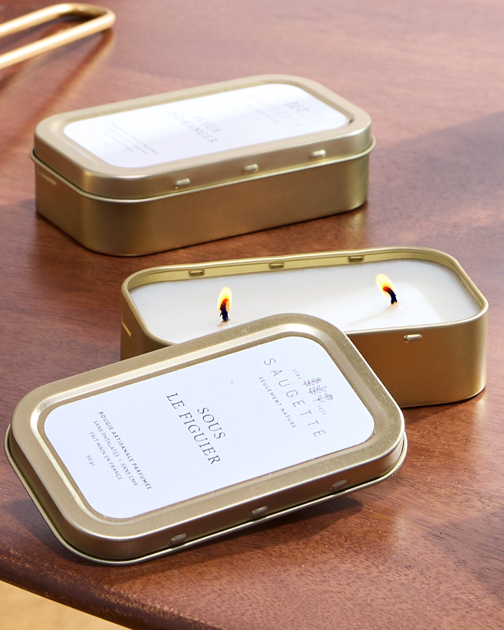 Zoom sur le coffret parfumé