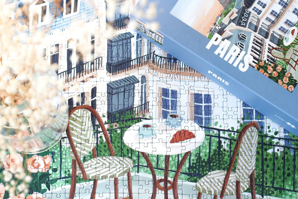 Zoom sur le puzzle Paris - Piecely