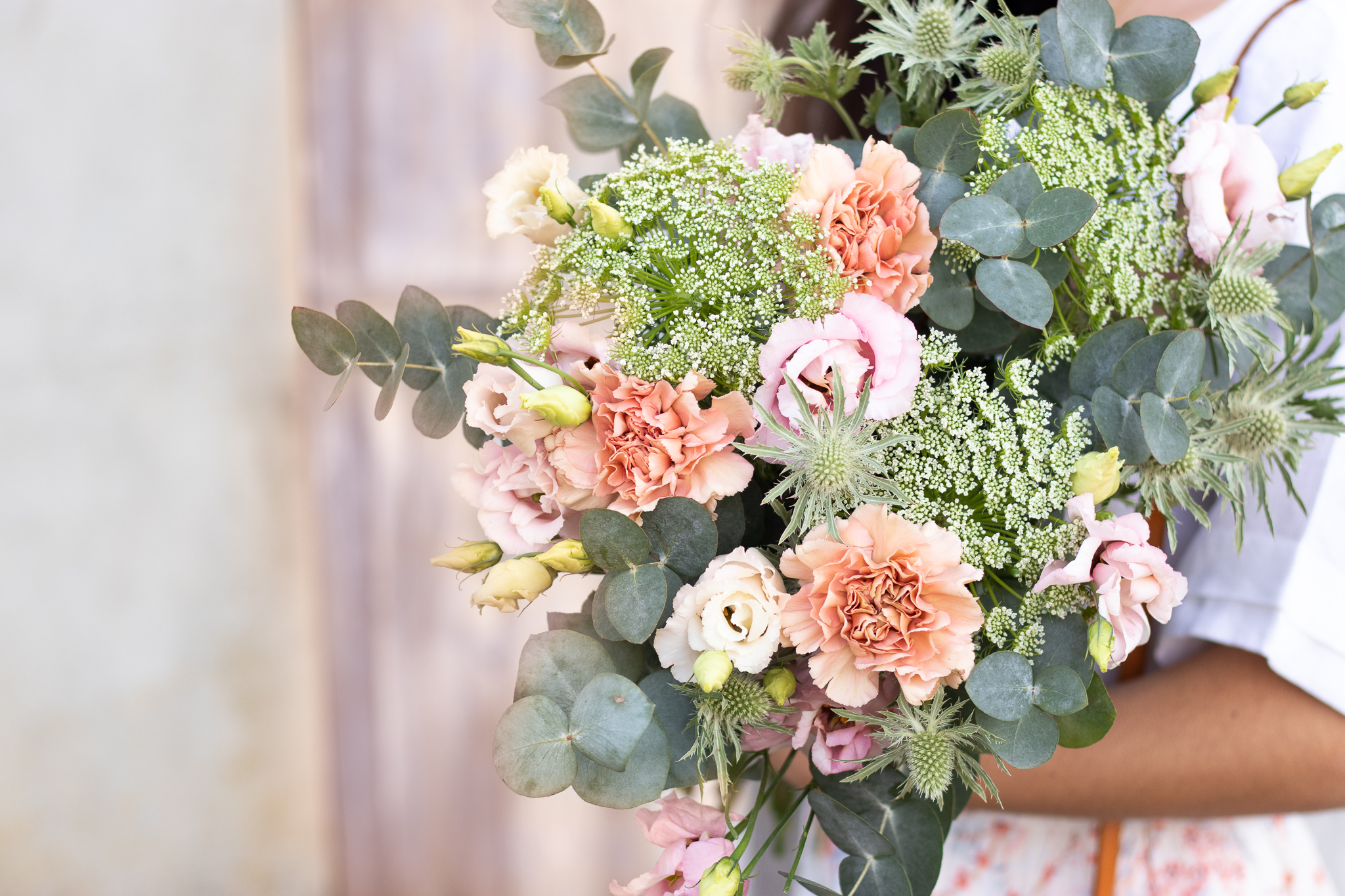 Stilvolle Blumenstrausse Eukalyptus Als Deko Element Bergamotte