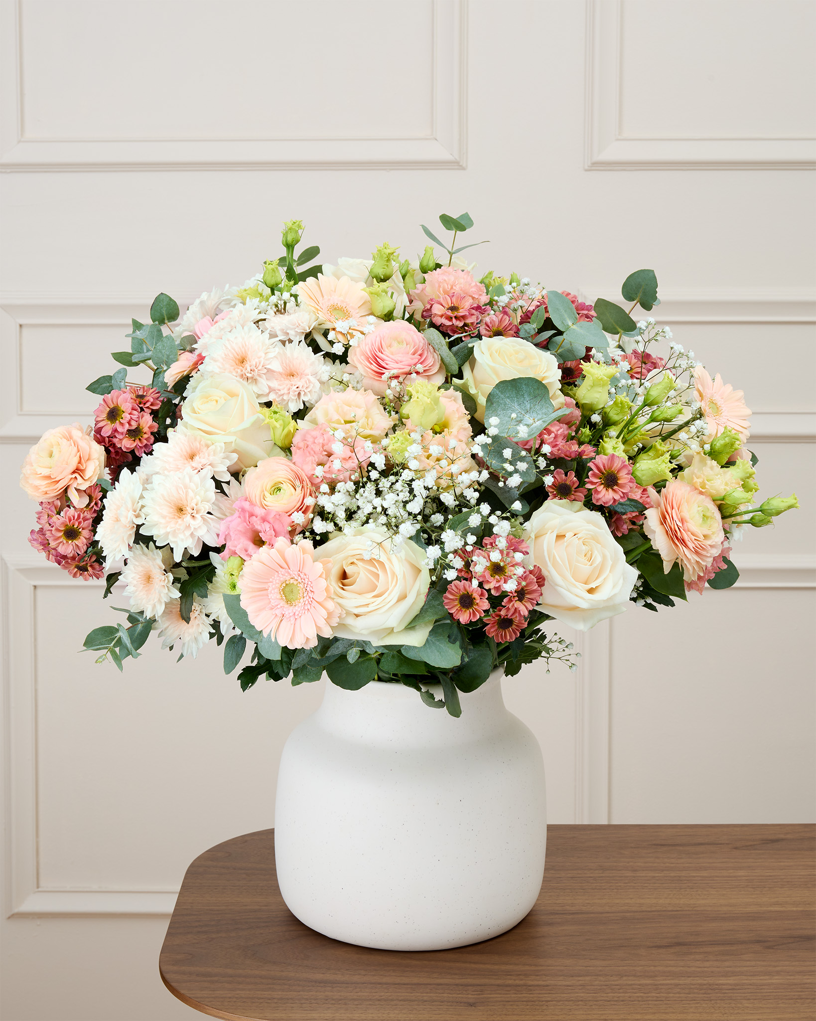 Bouquet Lago di Como XL & Vase Grenen