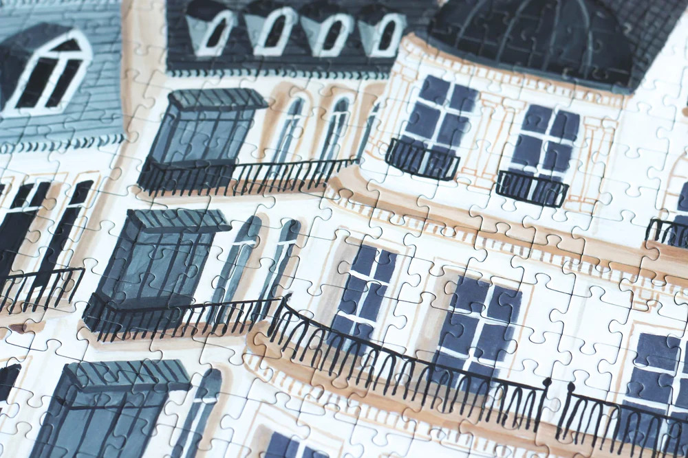 Zoom sur le puzzle Paris - Piecely
