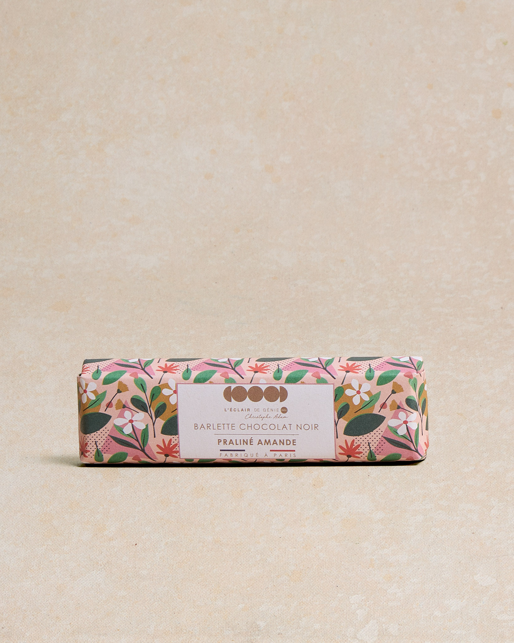 Zoom sur la barlette chocolat noir