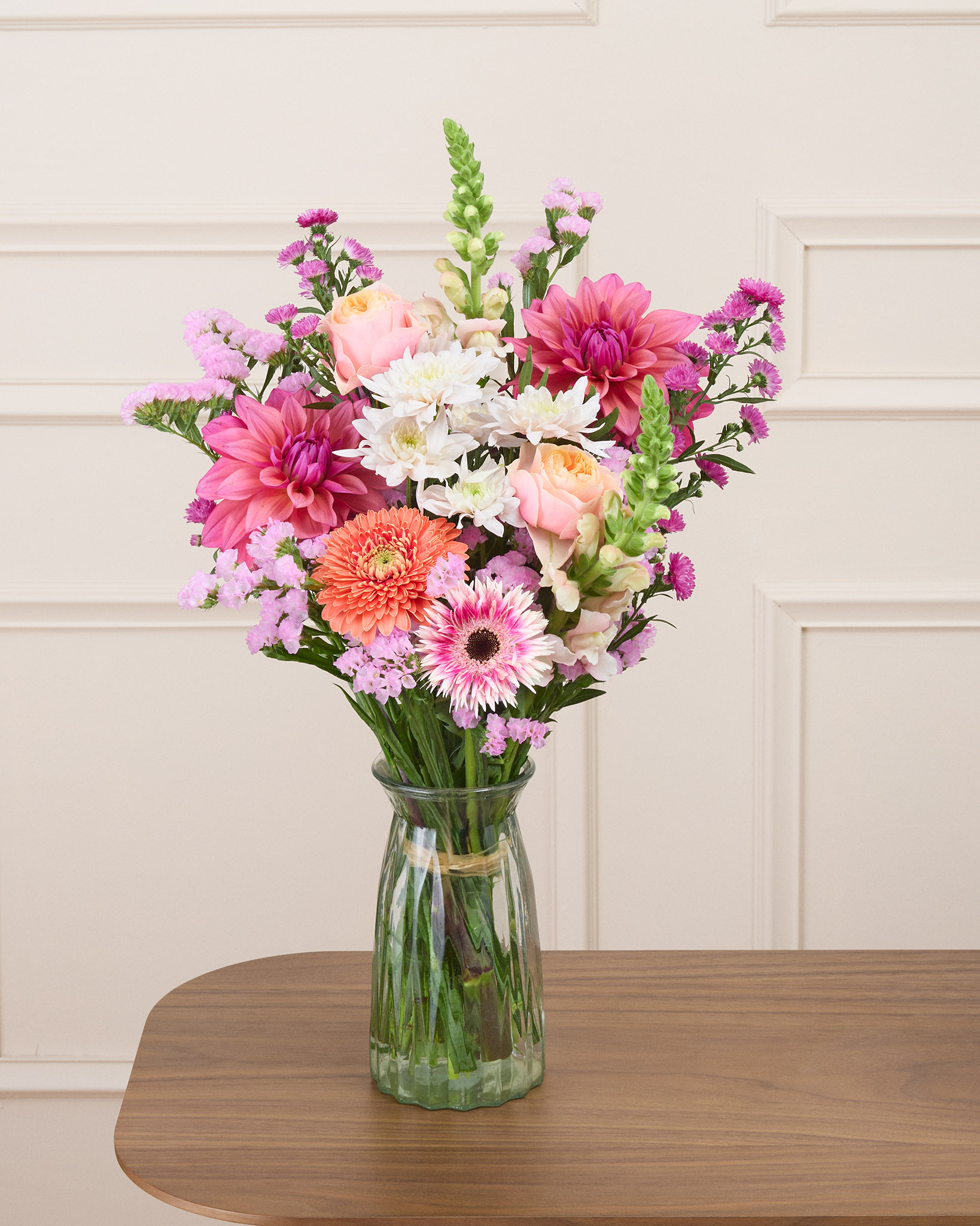Bouquet Yosemite M & Vase Ruby