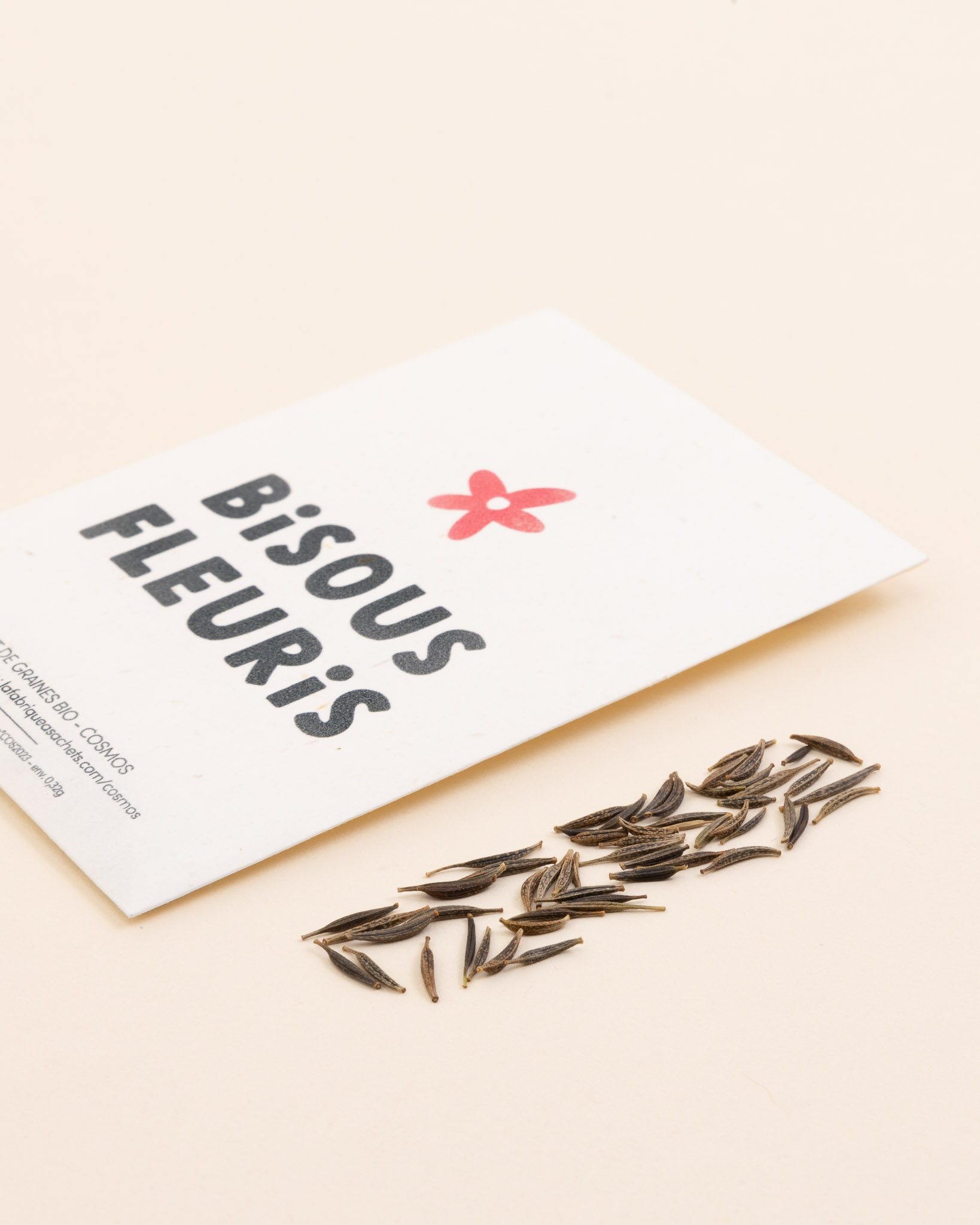 Sachet de graines Bisous Fleuris