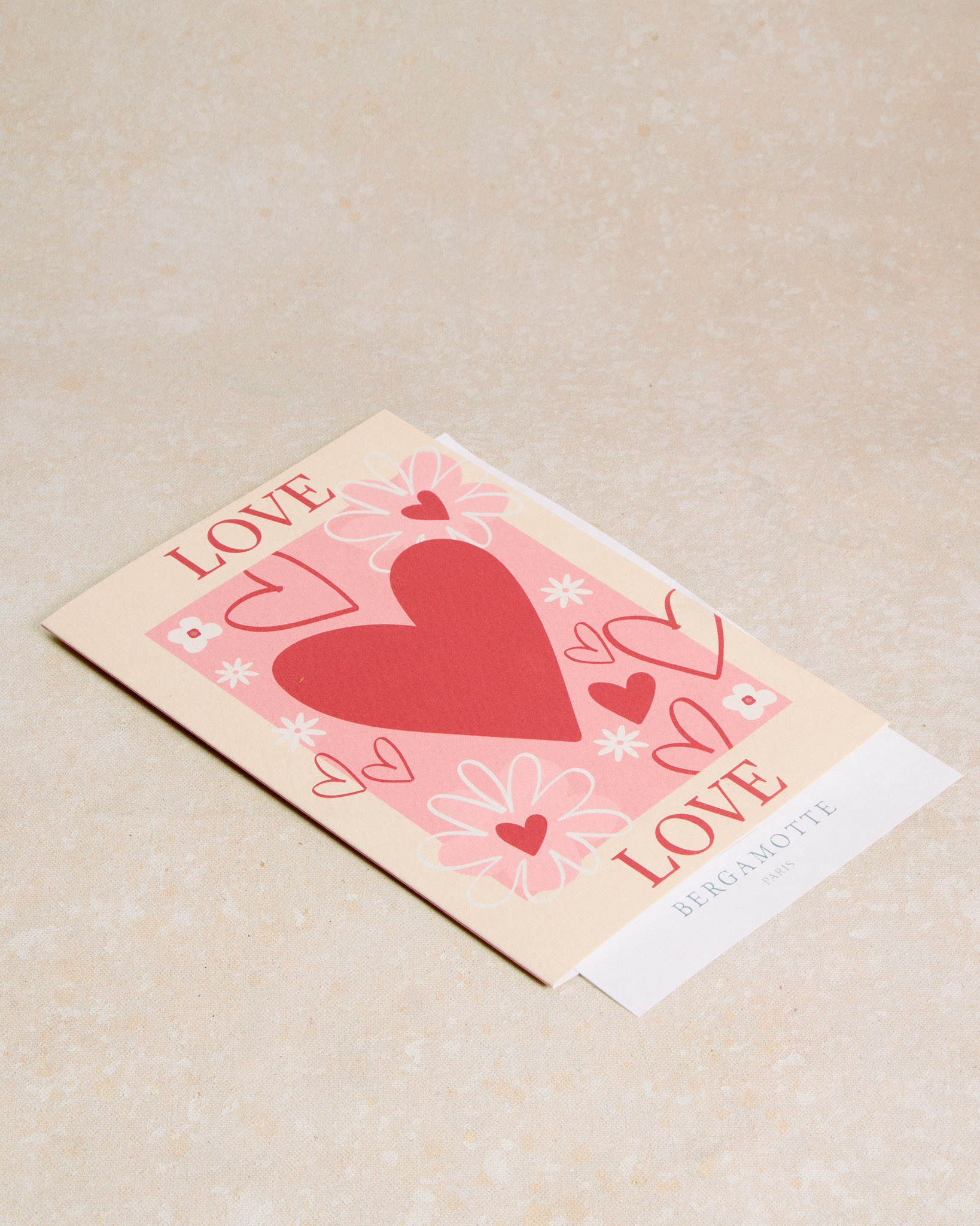 Carte mots doux Saint Valentin (comprise dans l