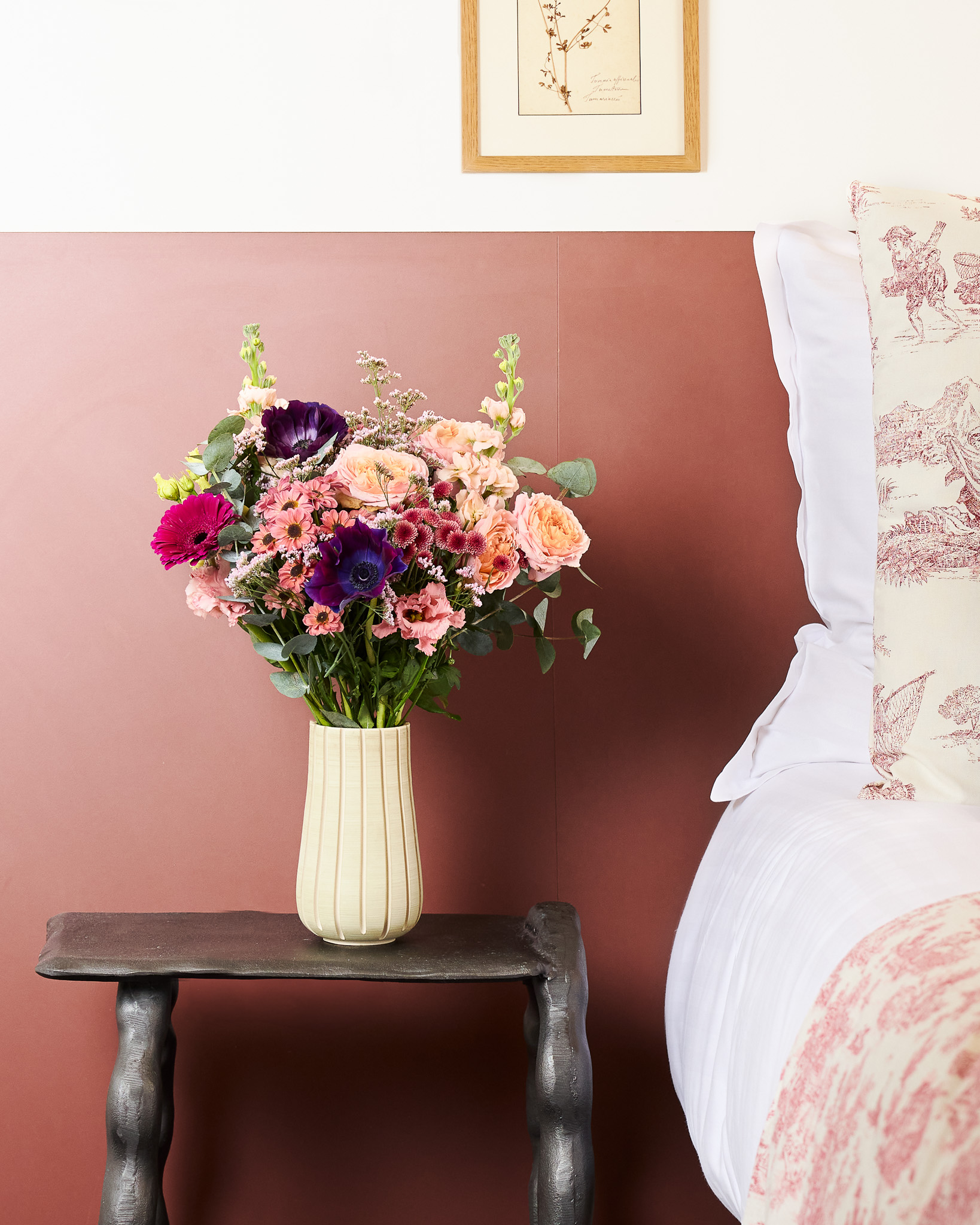 bouquet de fleurs janvier