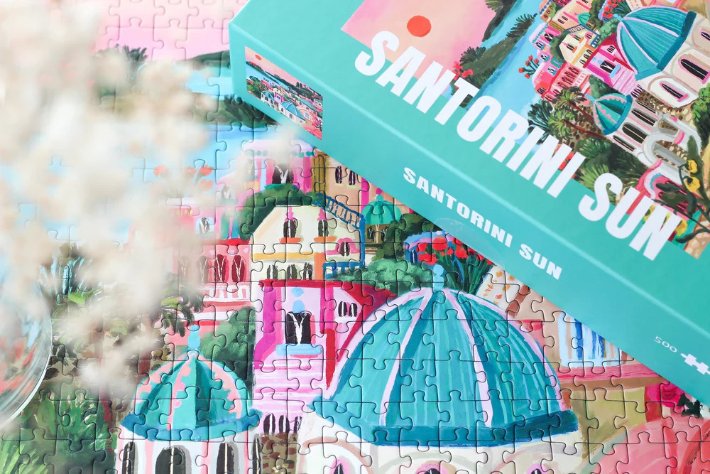 Puzzle Santorin 500 pièces - Piecely