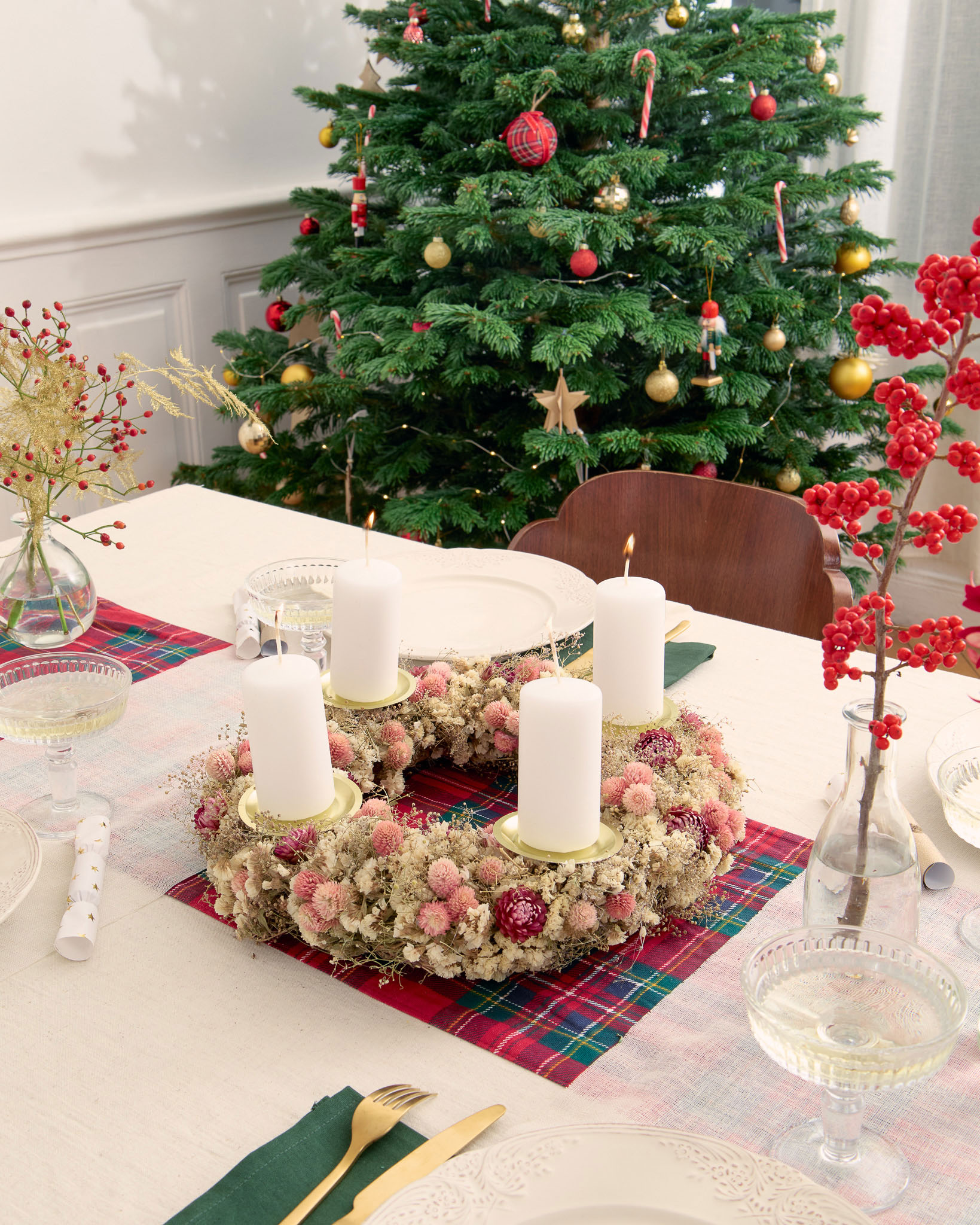 centre de table végéral