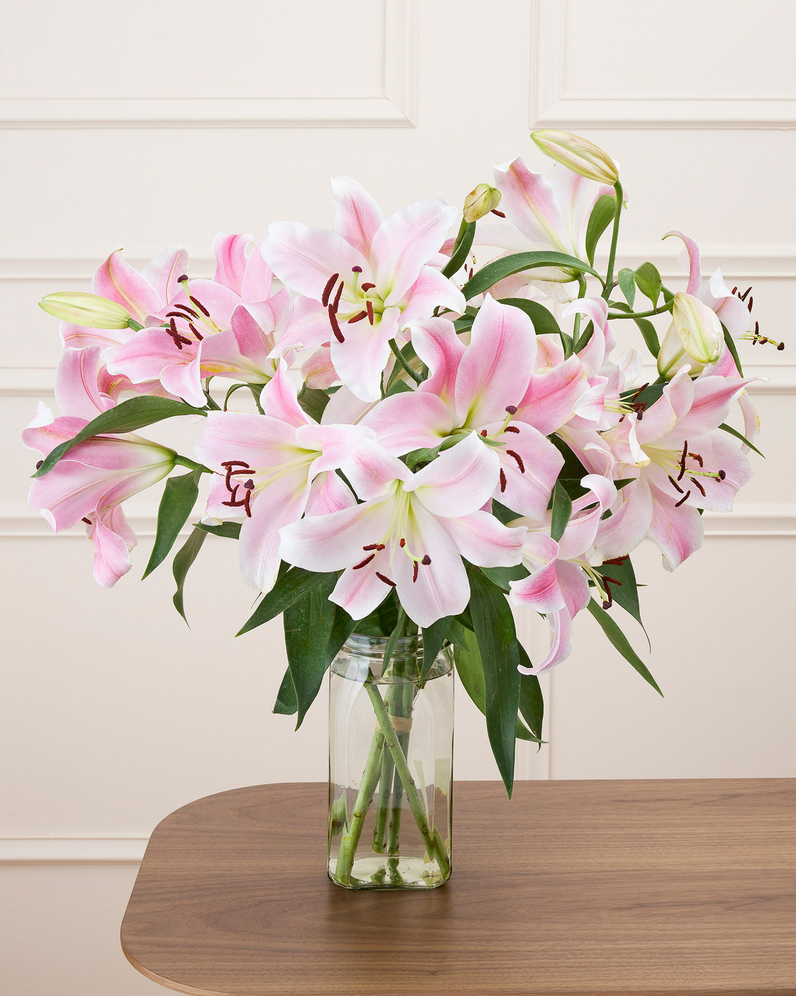 Bouquet Valbonne S & Vase Alba