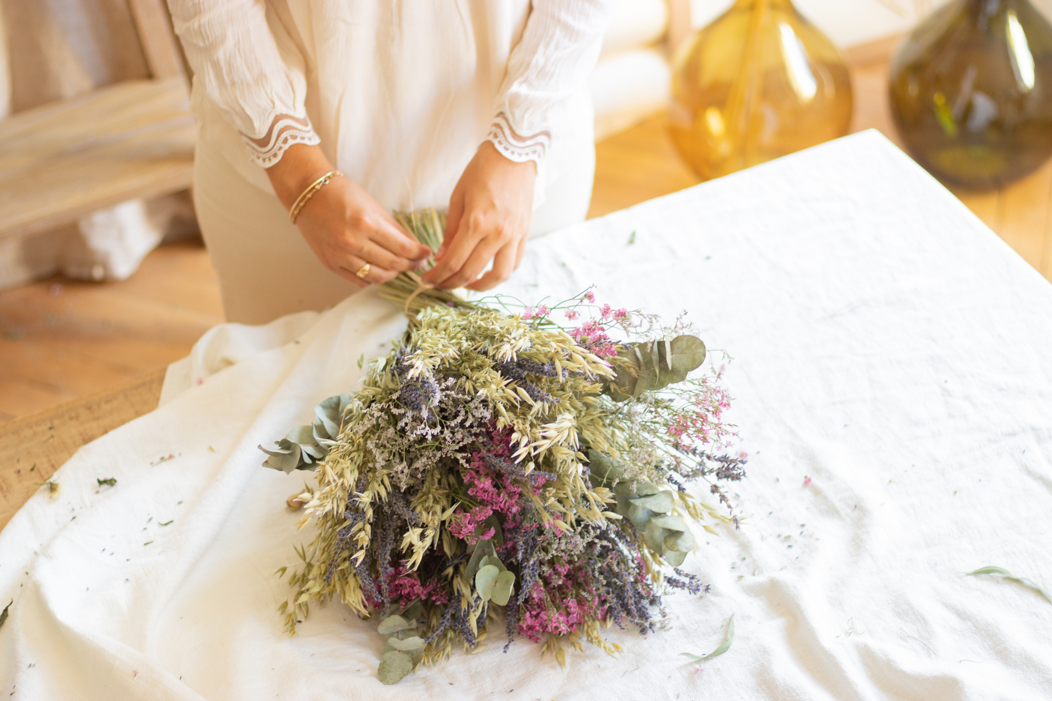 L’achat de fleurs séchées avec Bergamotte