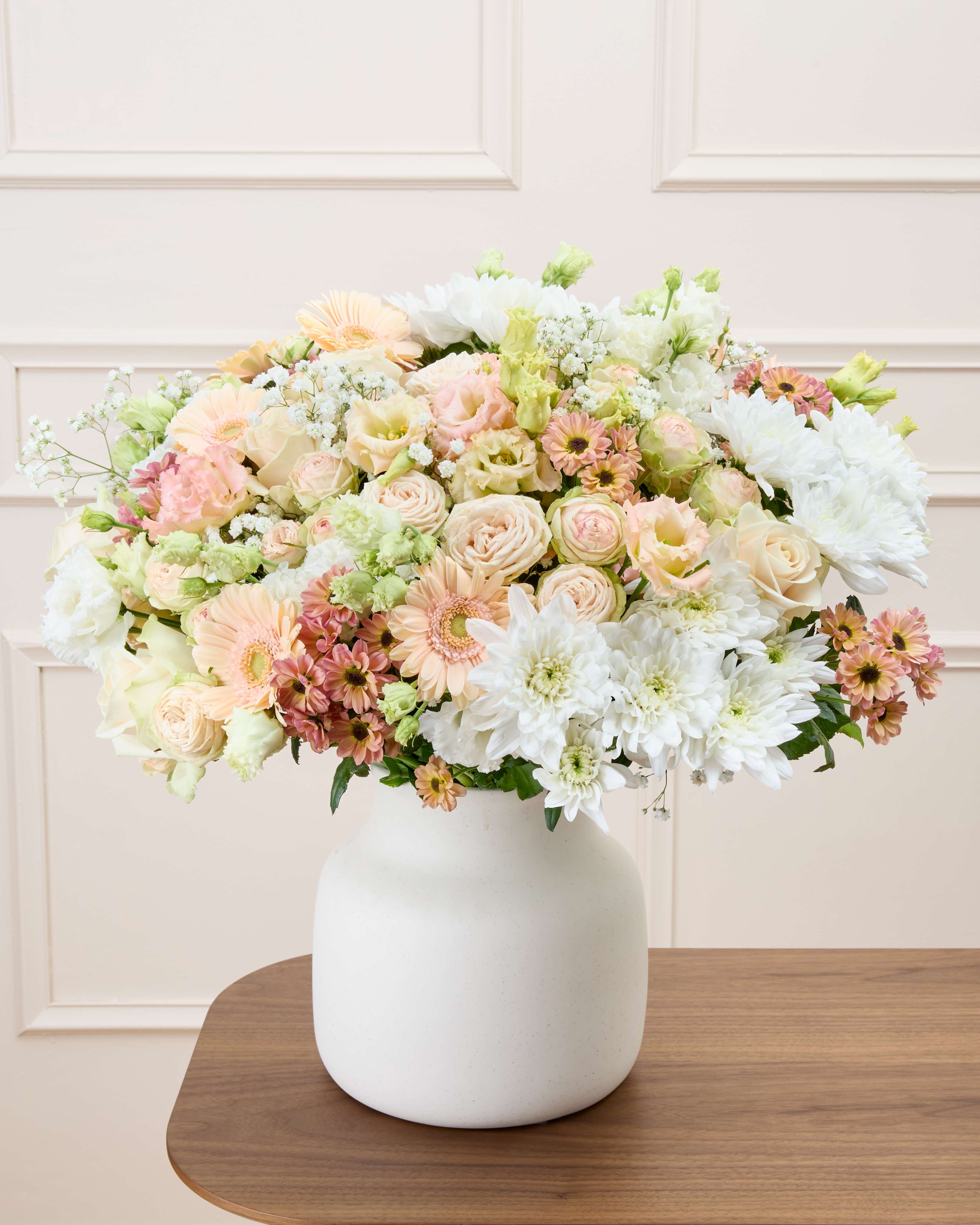 Bouquet Lago di Como XL & Vase Grenen