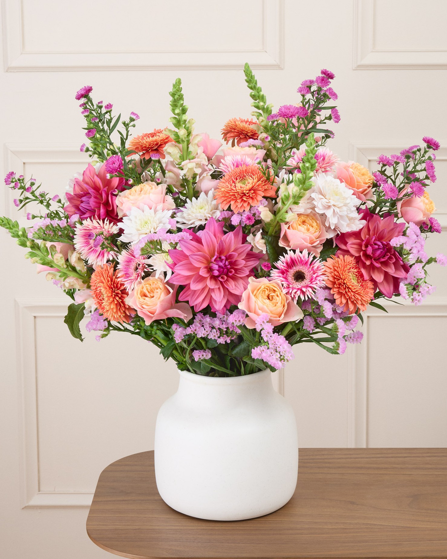 Bouquet Yosemite XL & Vase Grenen