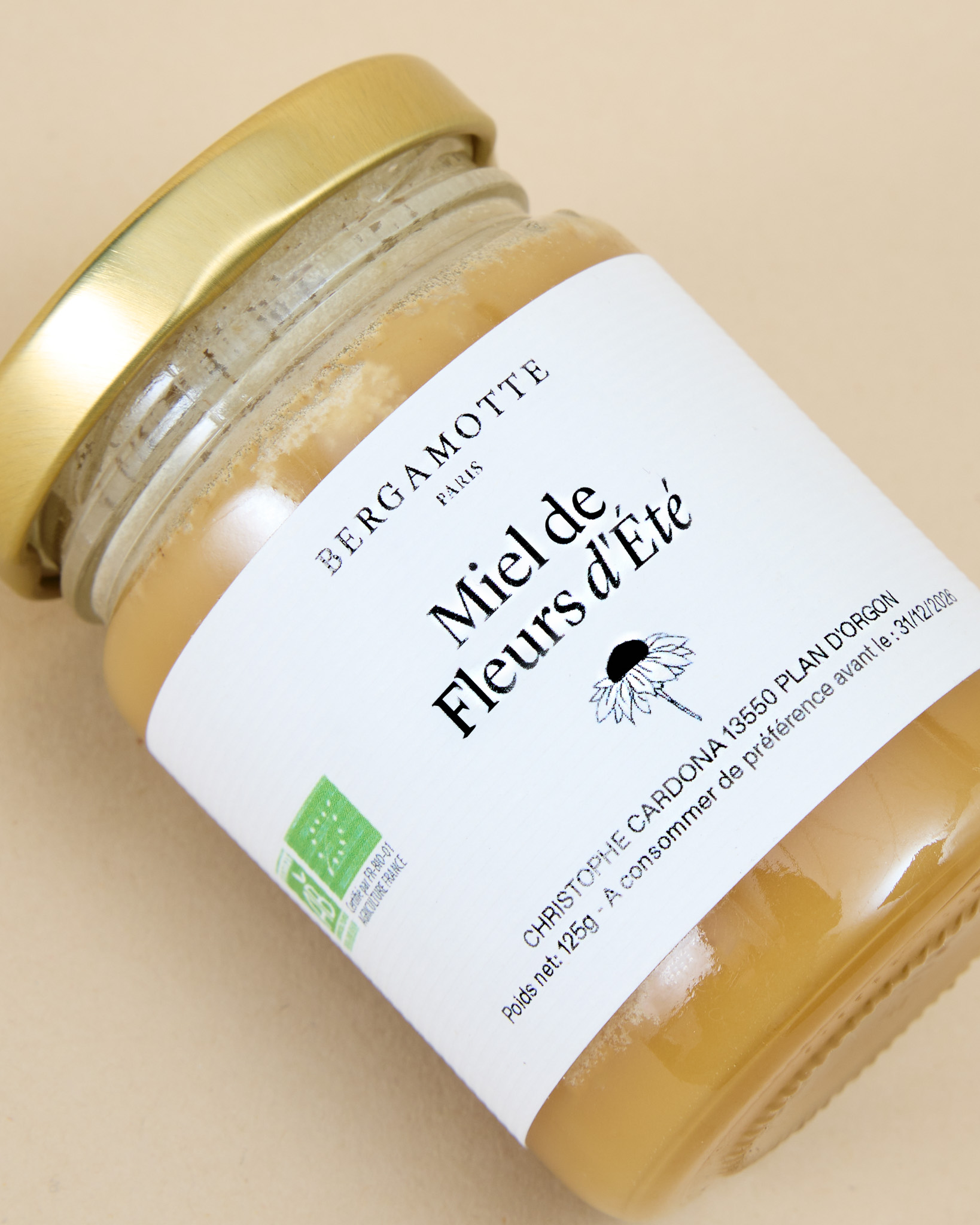 Miel Un Toit pour les Abeilles (le type de miel peut varier)