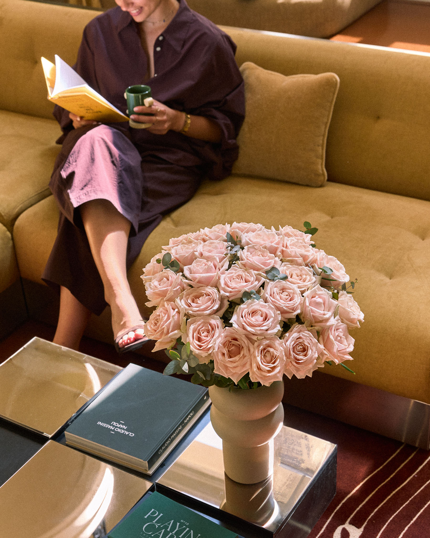 bouquet de roses roses