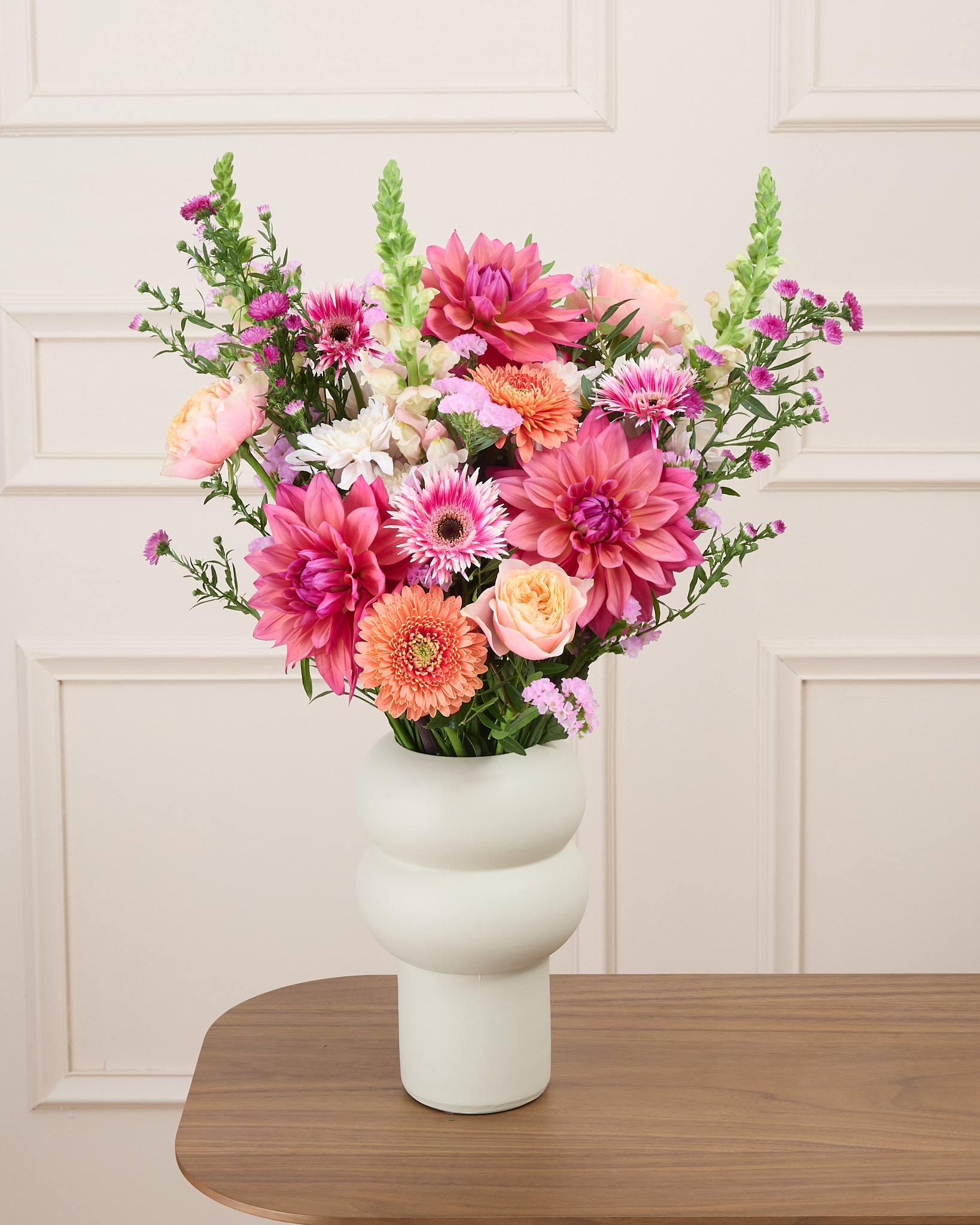 Bouquet Yosemite L & Vase Dune