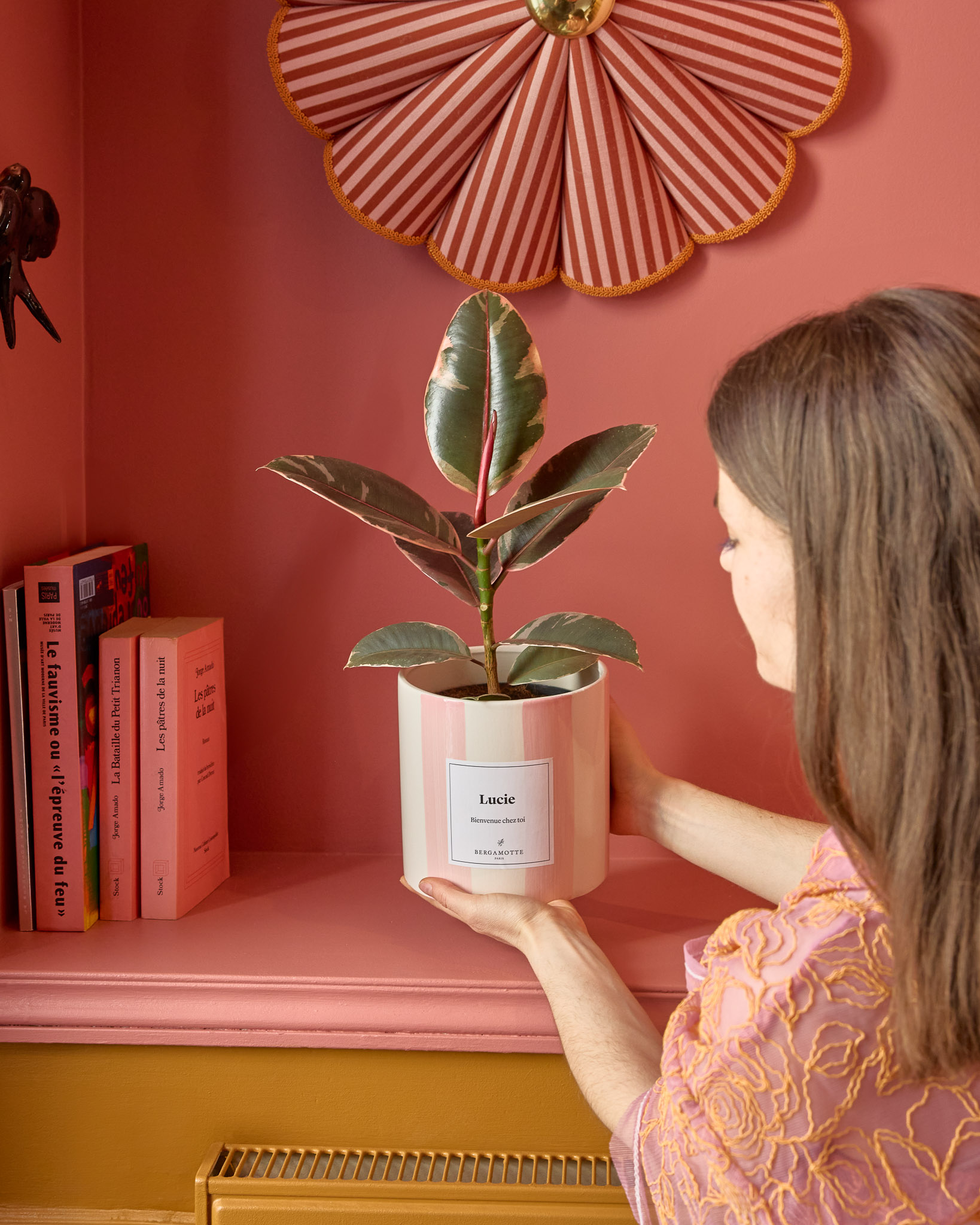 plante personnalisée pour un collègue