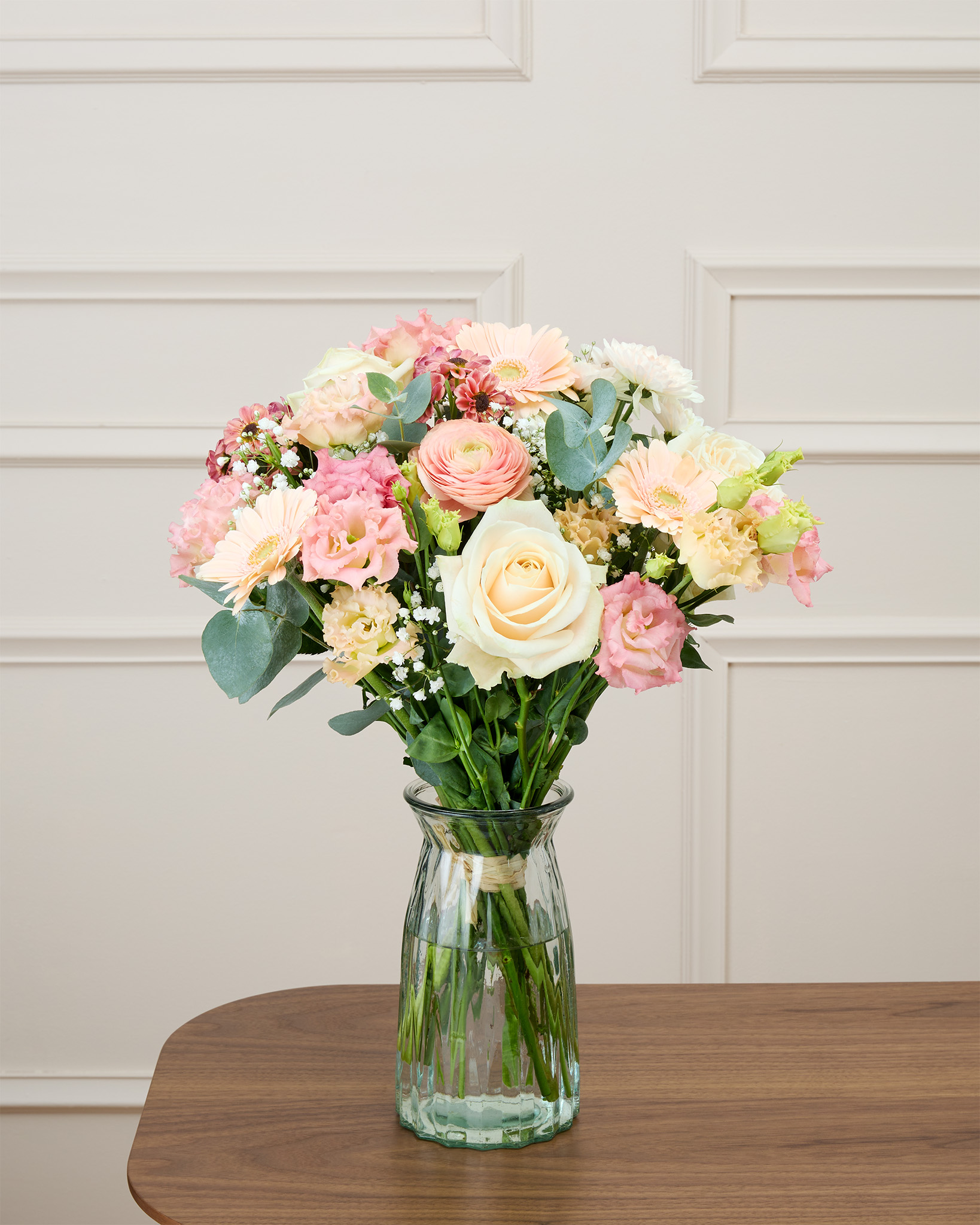 Bouquet Lago di Como M & Vase Ruby