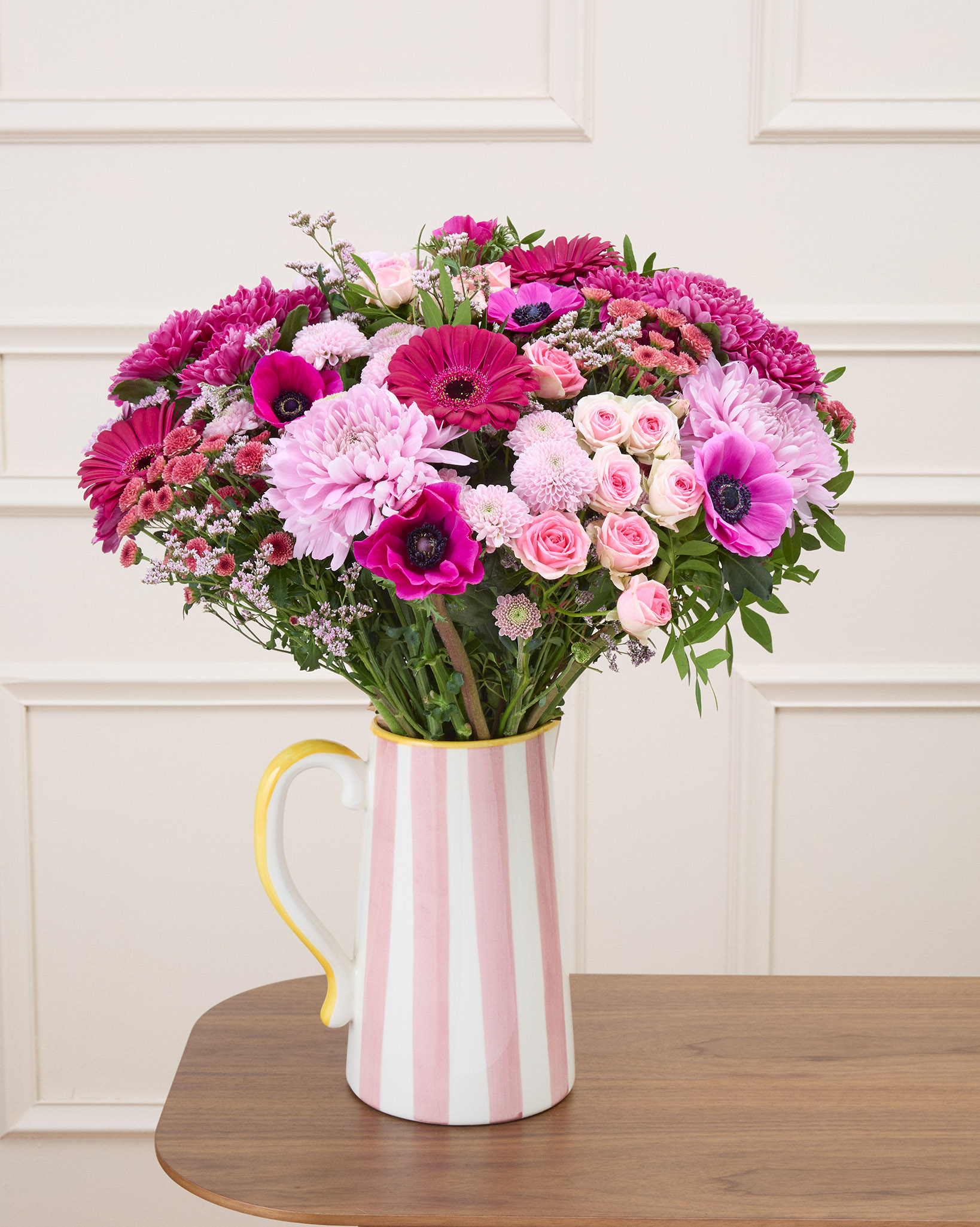 Bouquet Calgary L & Vase Faro rose