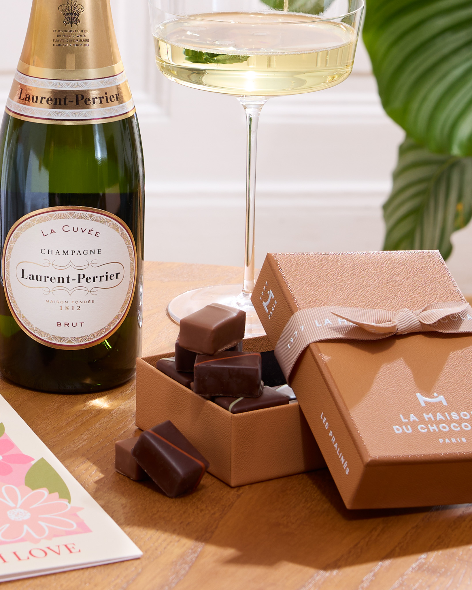 Zoom sur le coffret pétillant