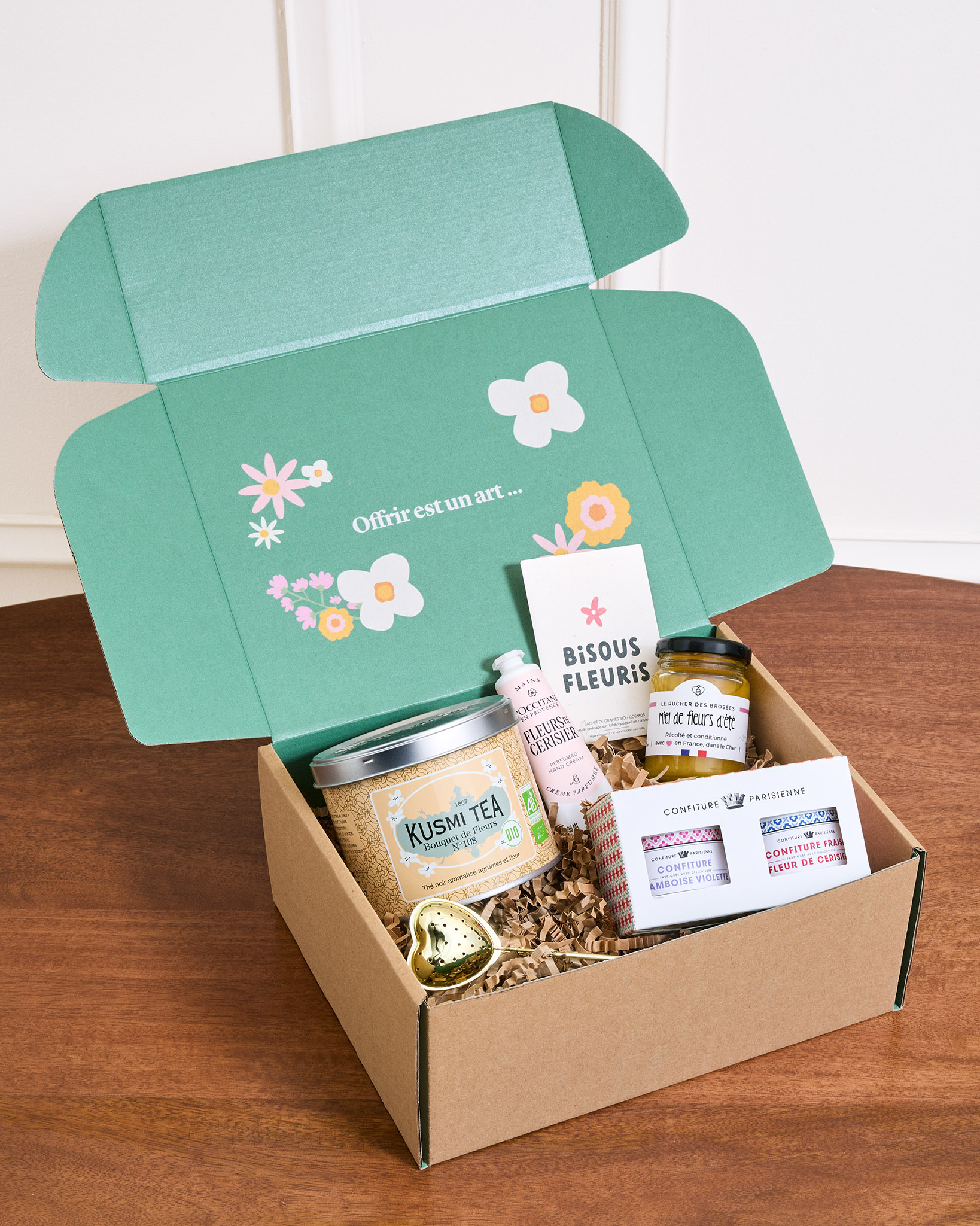Coffret fleuri