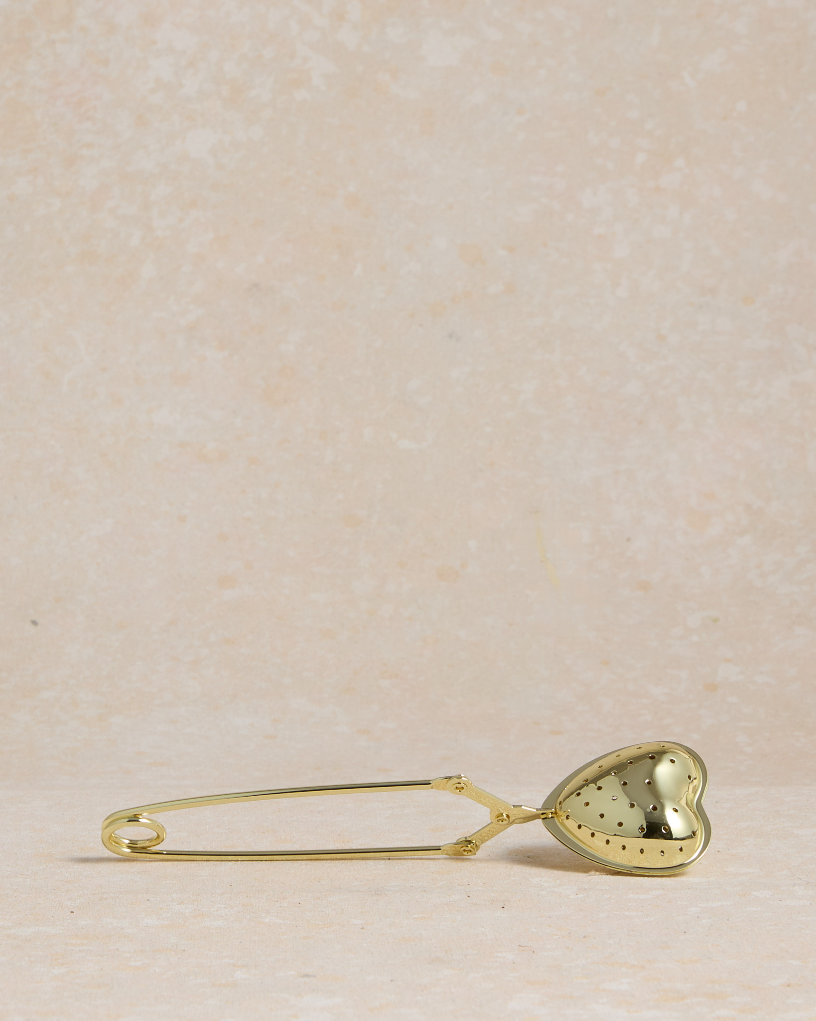 Pince à thé en forme de cœur