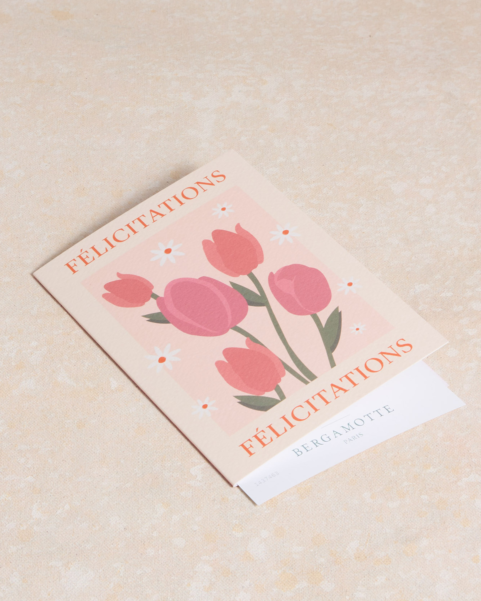 La carte mots doux Félicitations, la petite attention qui fait la différence