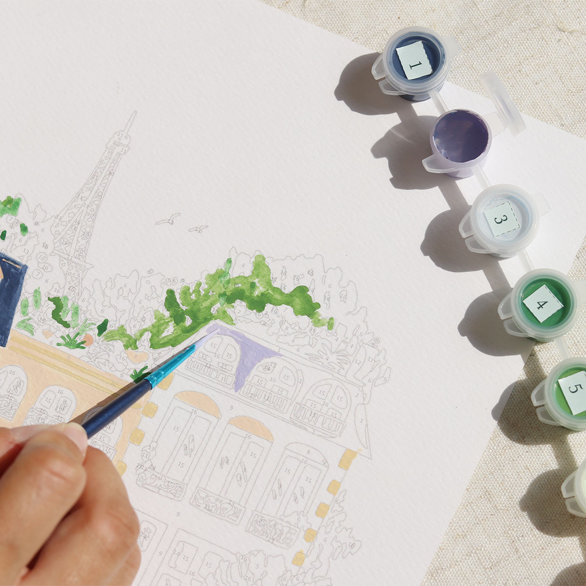 Kit peinture au numéro - Petit Pinceau