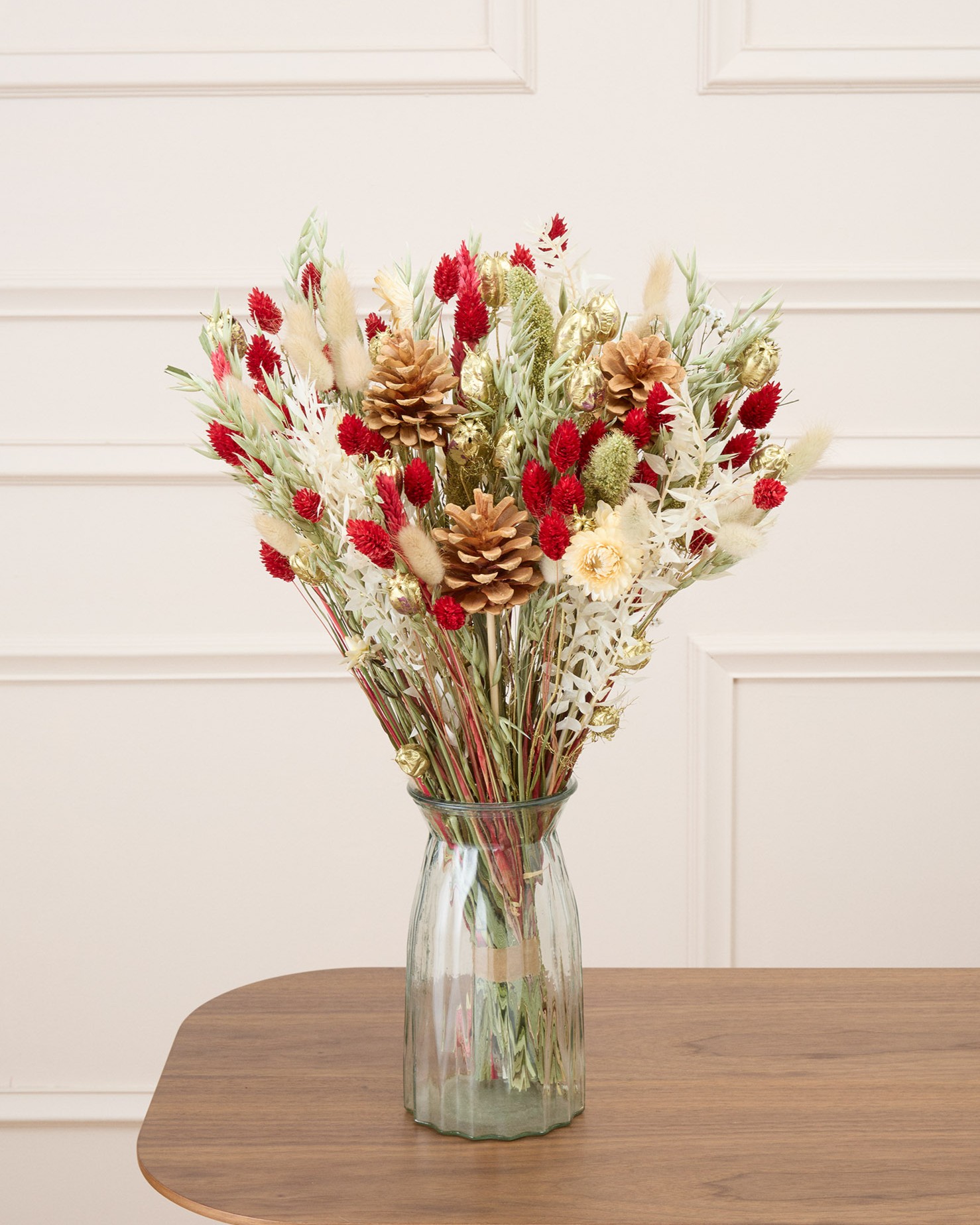 Bouquet Toronto M & Vase Ruby