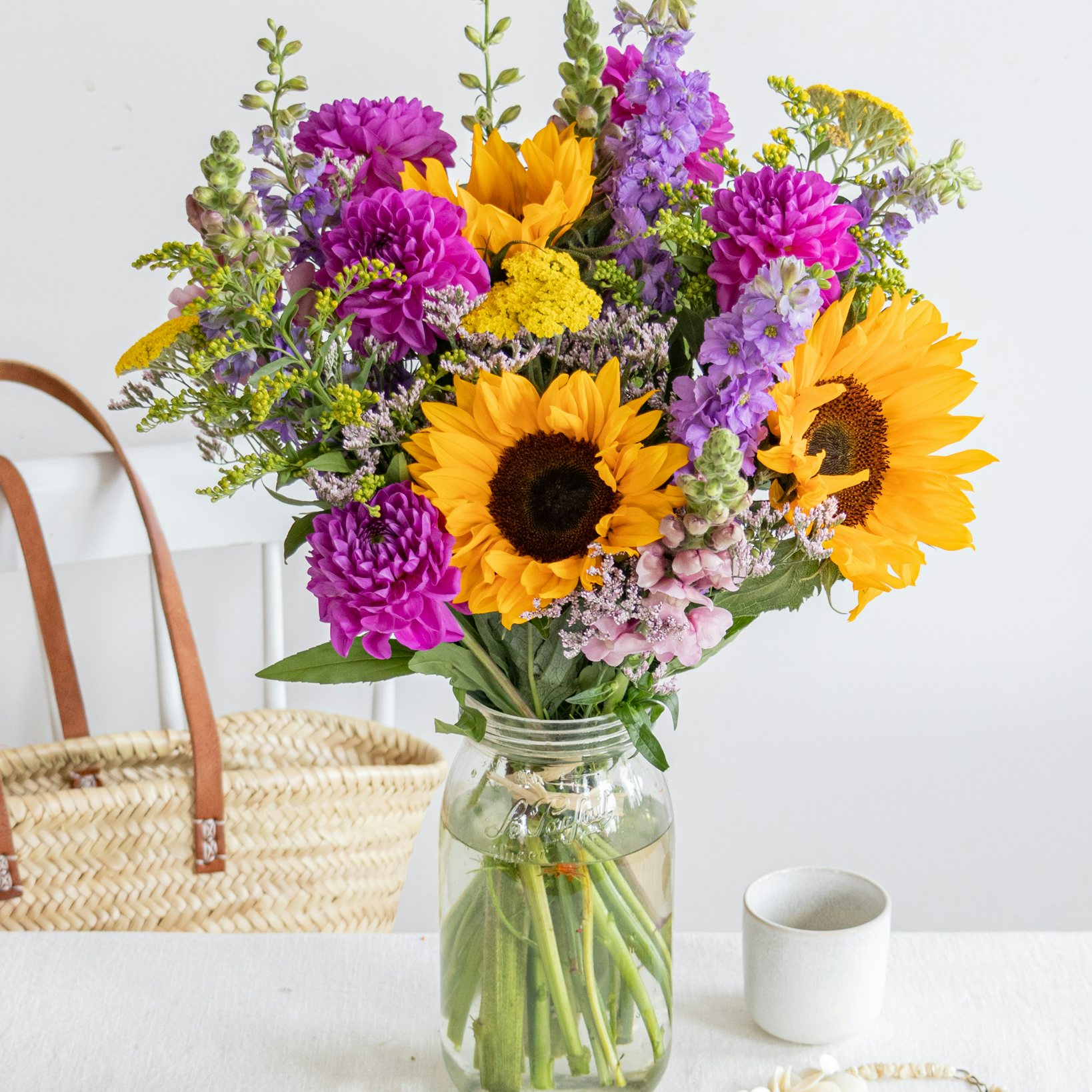 Blumenstrauß Split+ & Le Parfait Vase