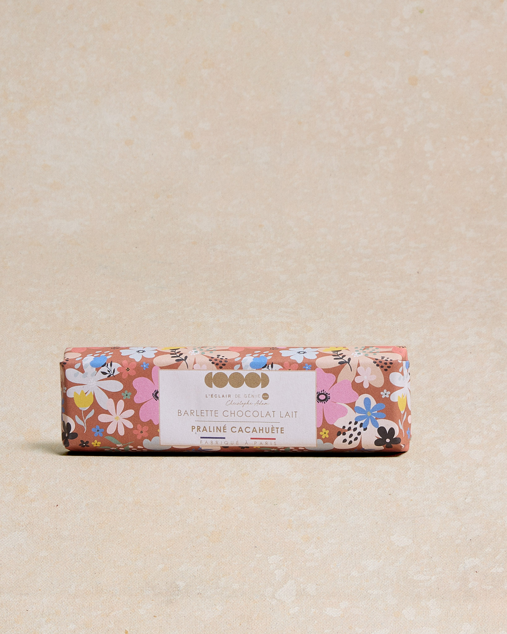 Zoom sur la barlette chocolat au lait